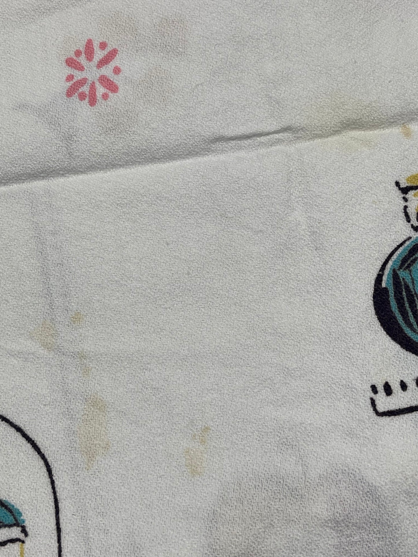 Fun Pink & White Tablecloth