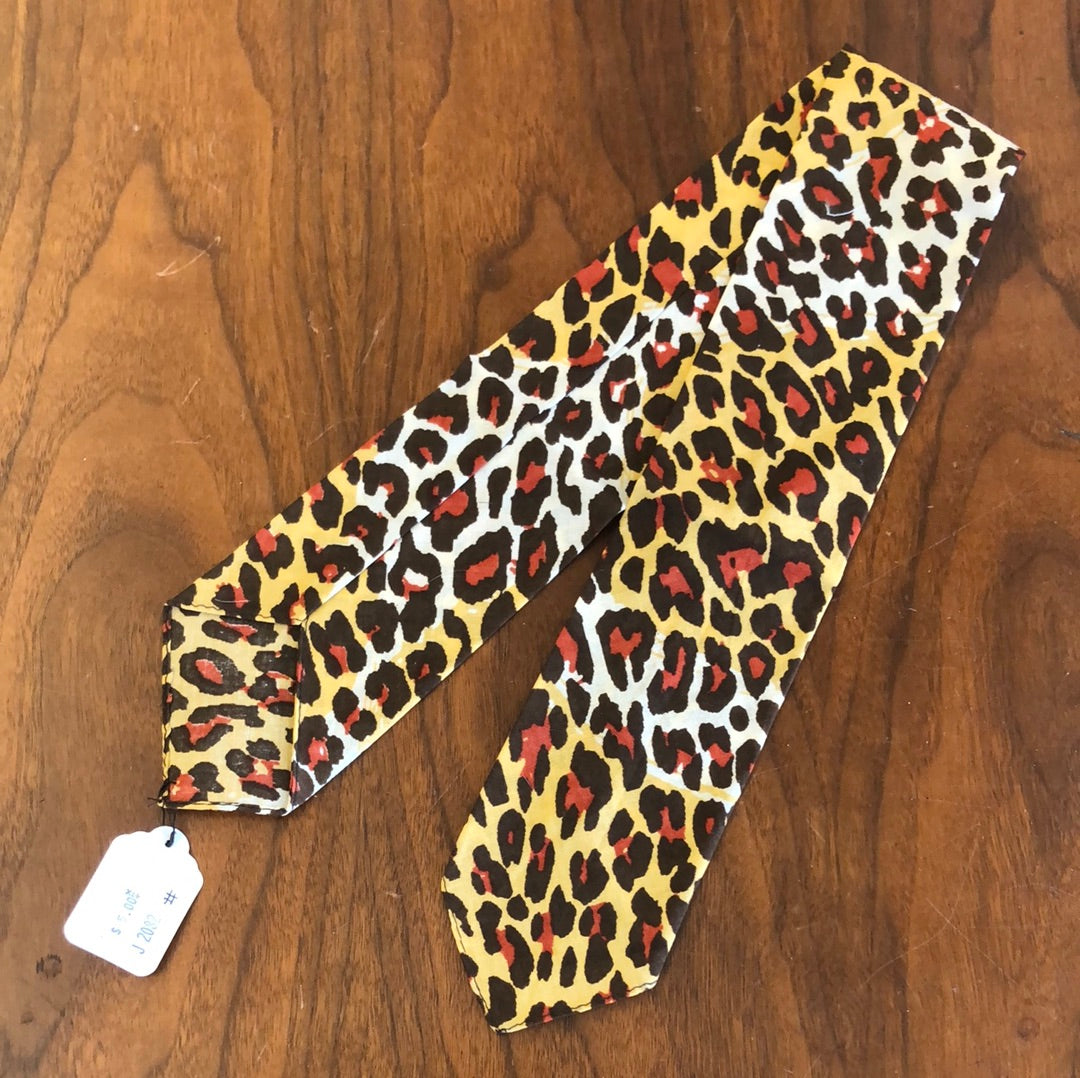 Leopard hair tie / headband