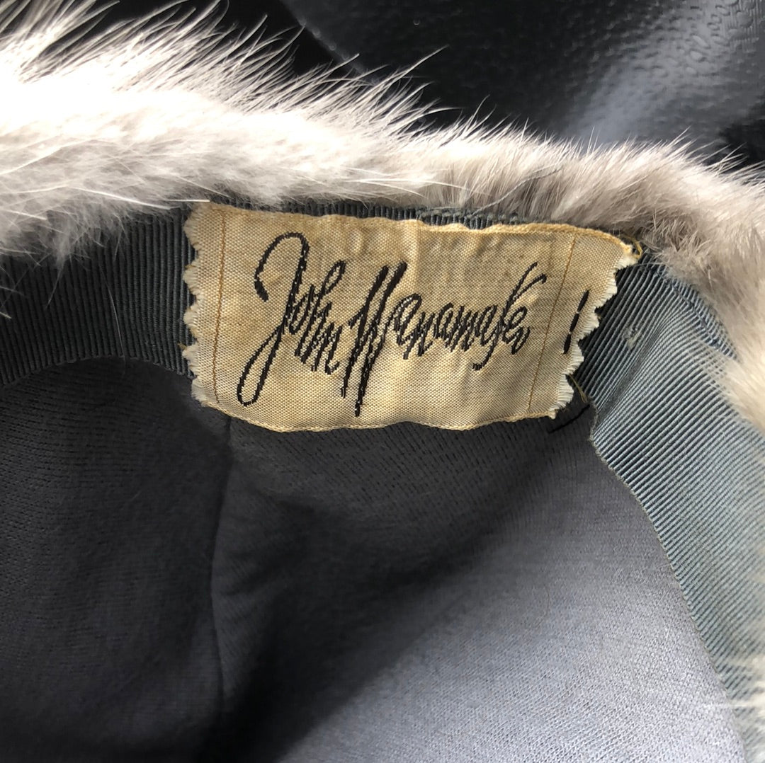 Grey Fox Fur Hat