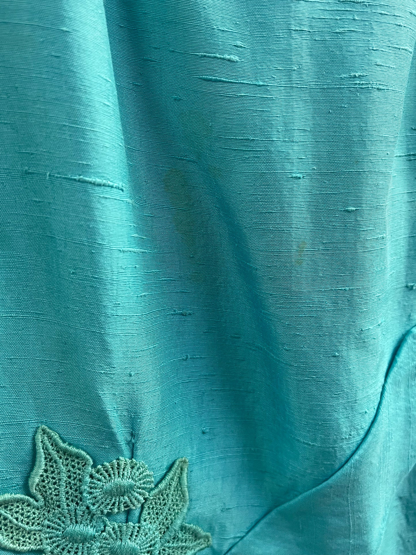 60s Teal Wiggle Dress