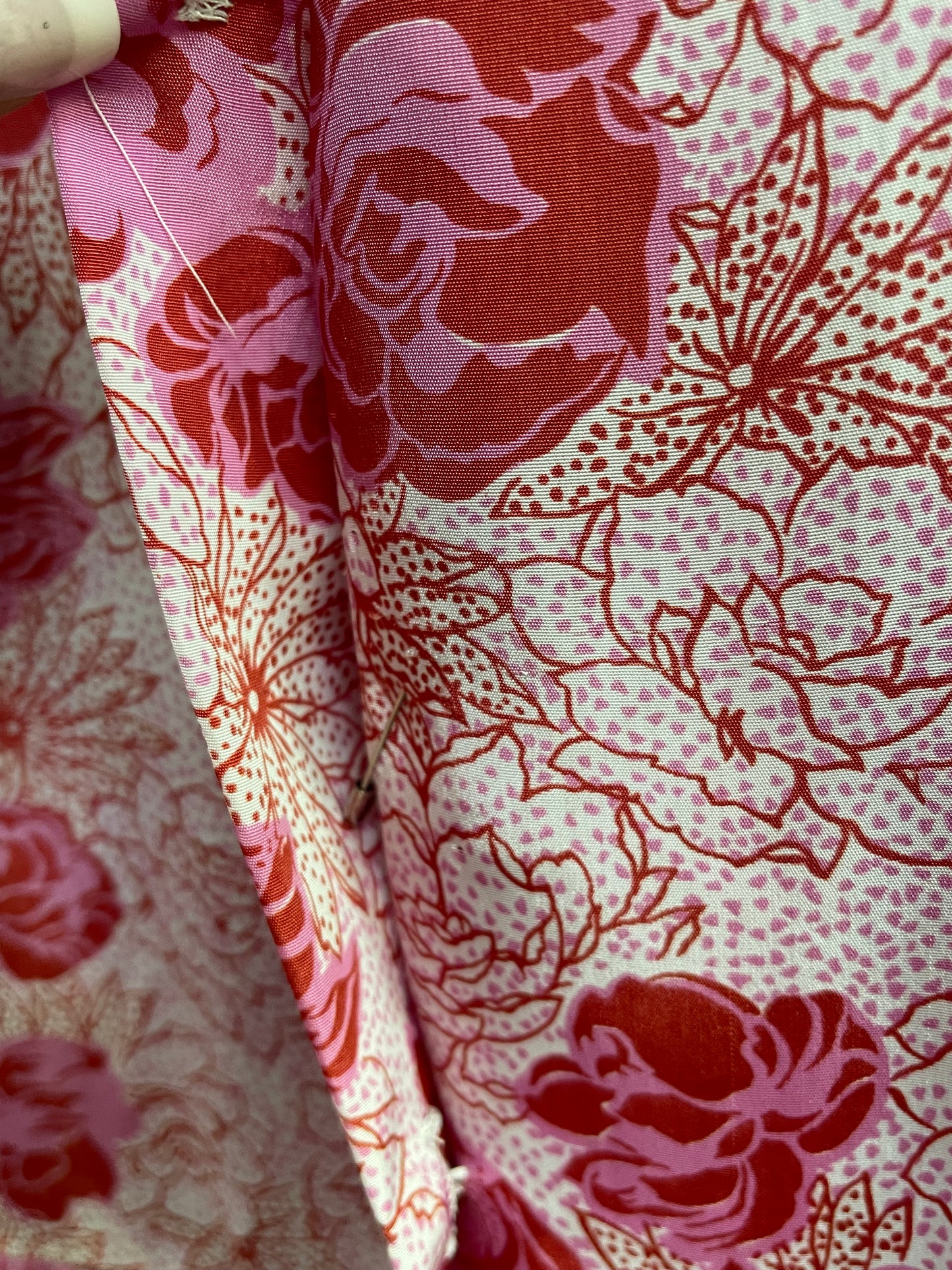 80s Pink Floral Dress