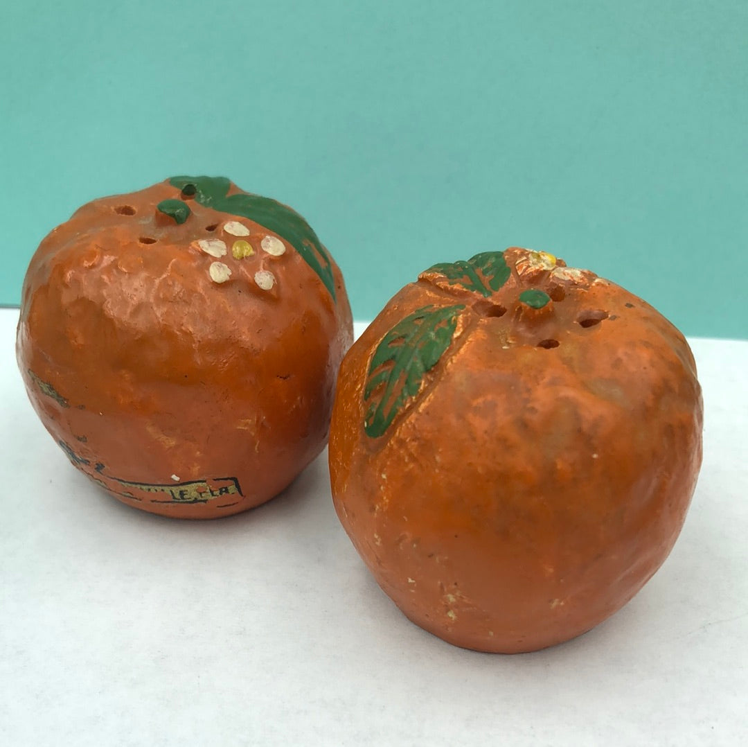 Ripe Orange salt and pepper shakers