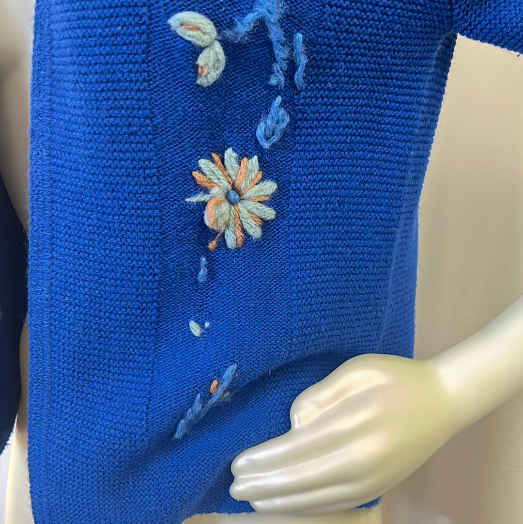 Women’s Royal Blue Cardigan Sweater