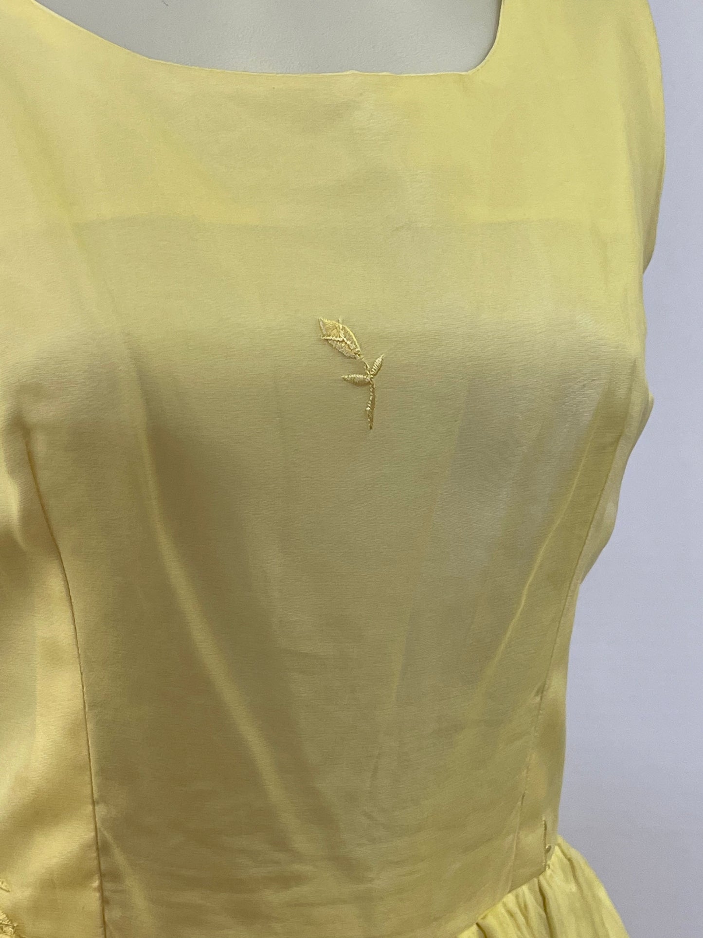 Light Yellow Party Dress