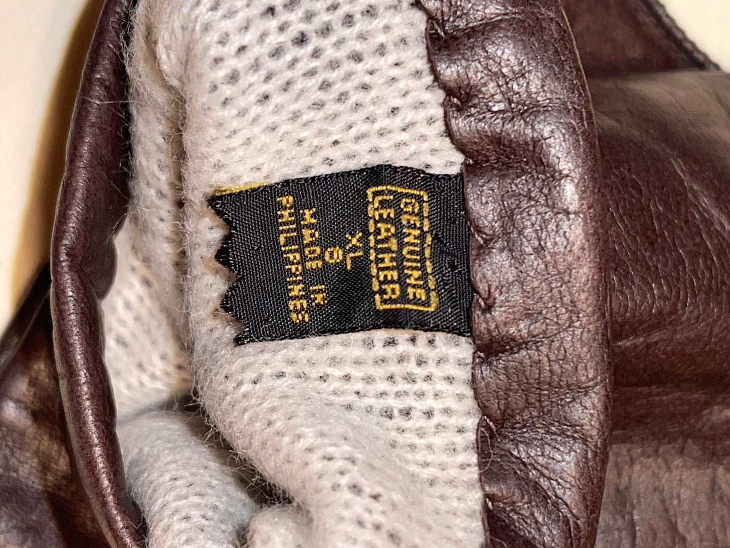 Brown Leather Driving Gloves