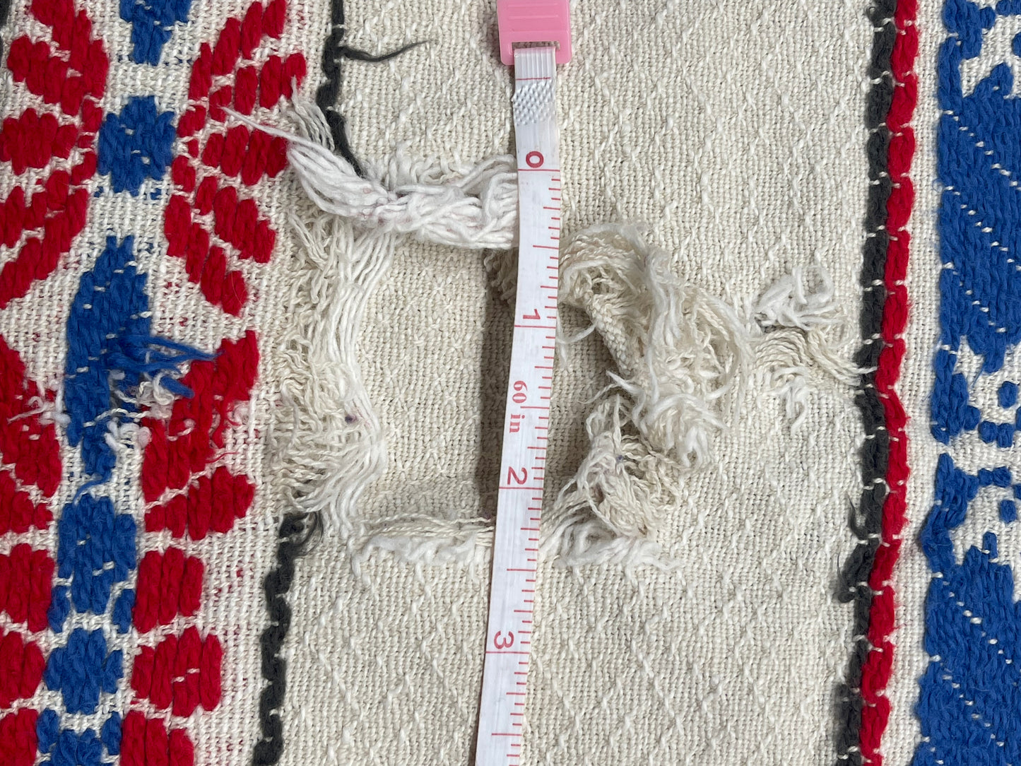 Red White & Blue coverlet