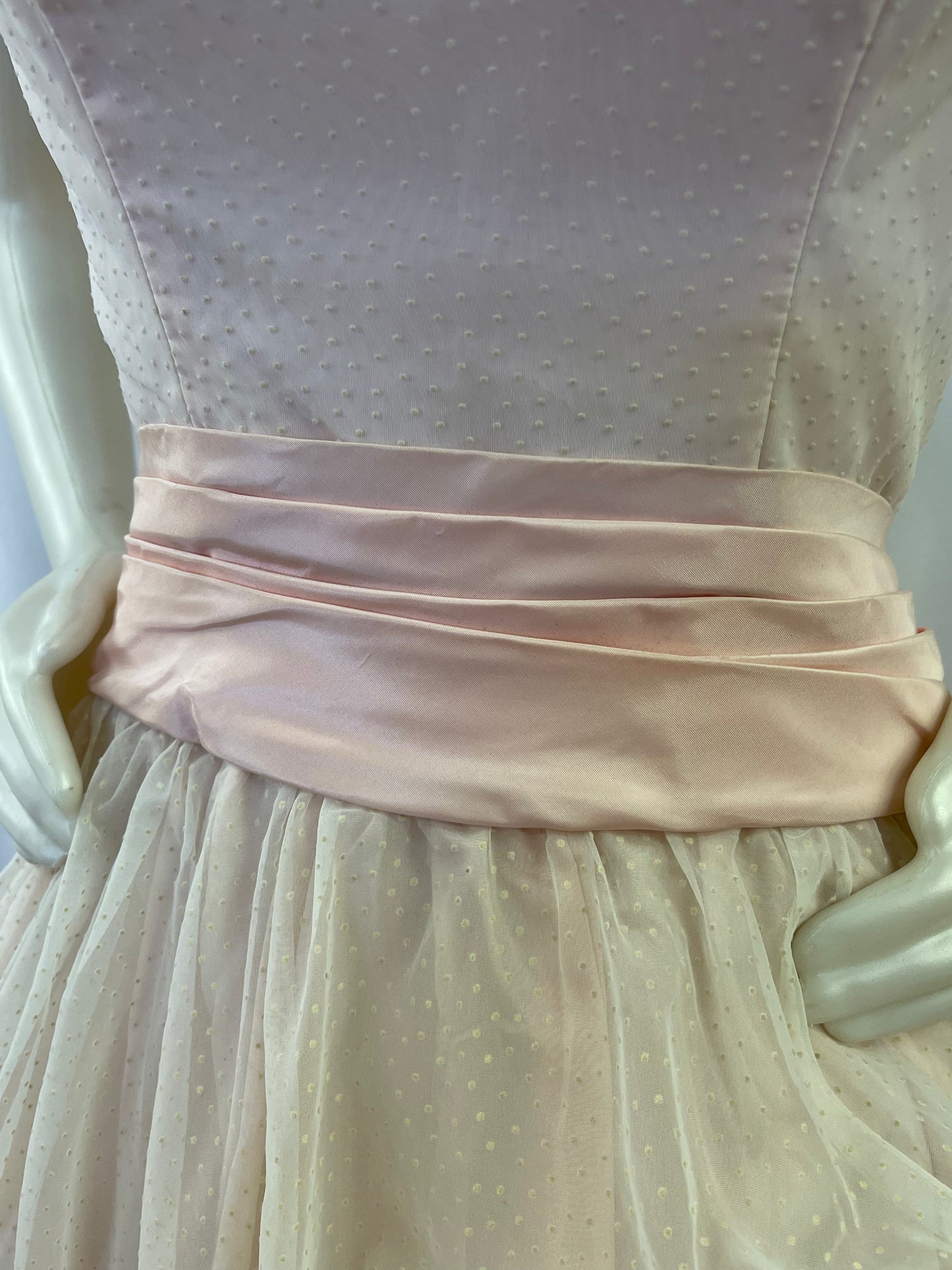 50s Pink Formal Gown
