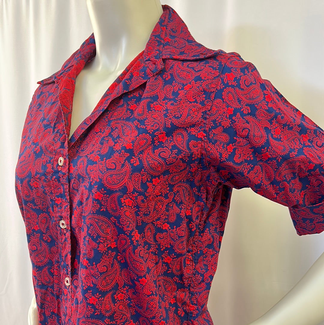 Mad Shirter Paisley Blouse