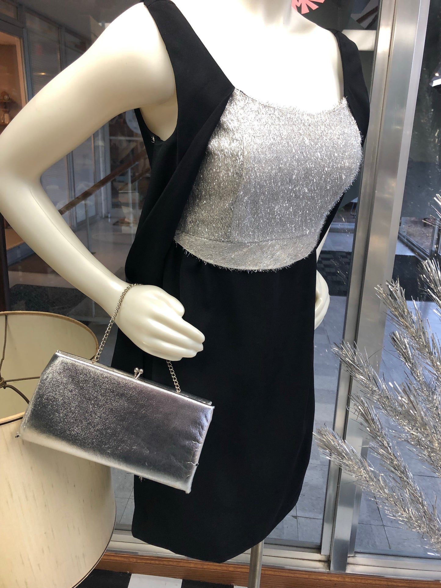 Black and Silver Dress