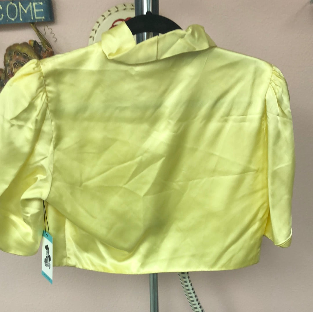 Yellow Evening Bolero/Shrug