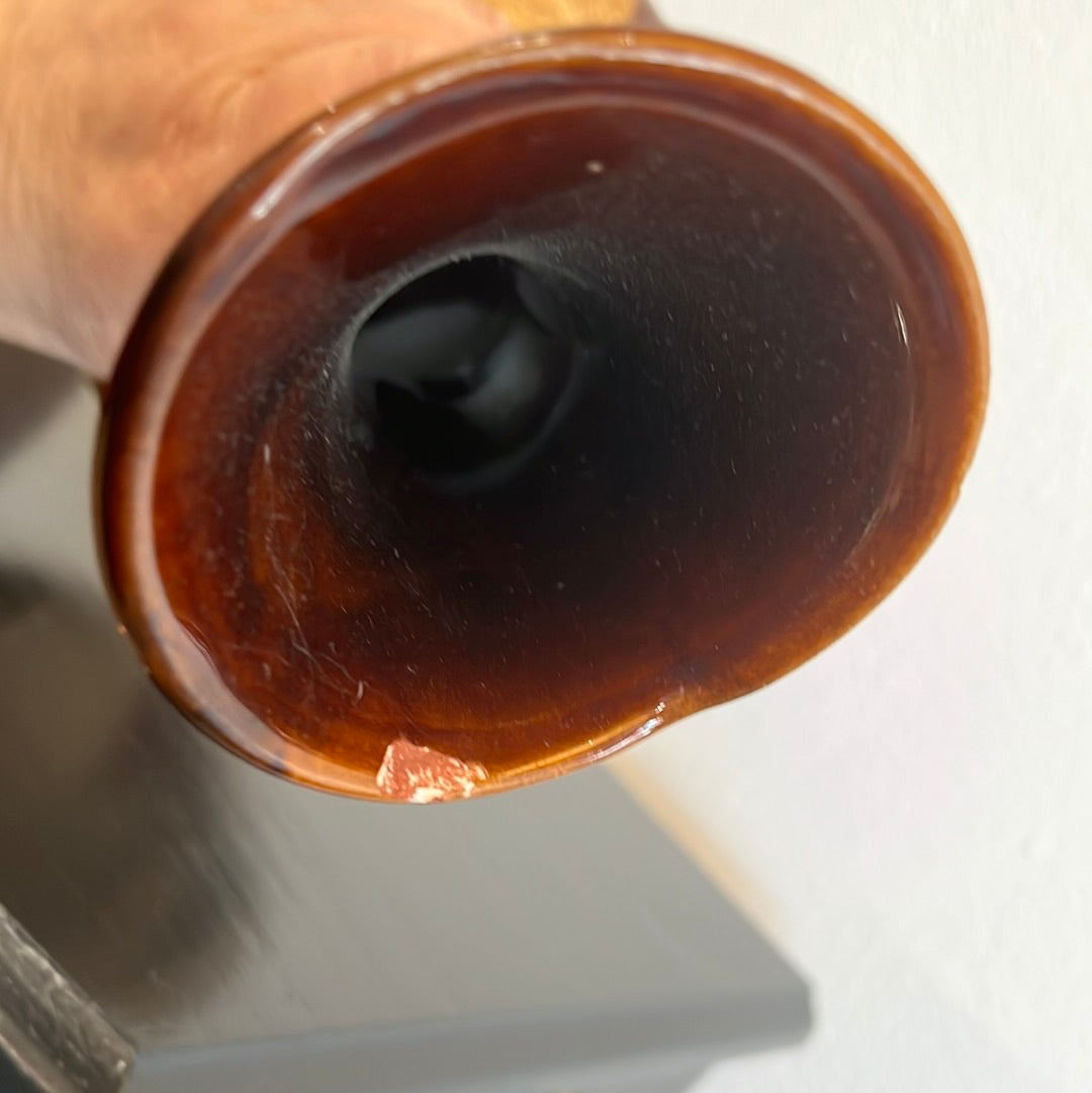 Brown Lava Drip Glaze Haeger Ewer