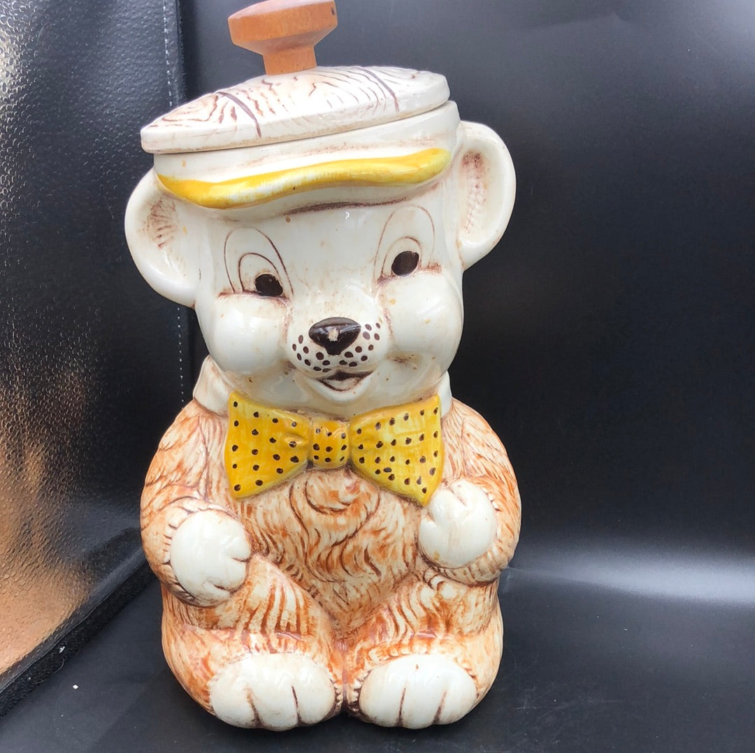 Vintage Teddy deals Bear Cookie Jar