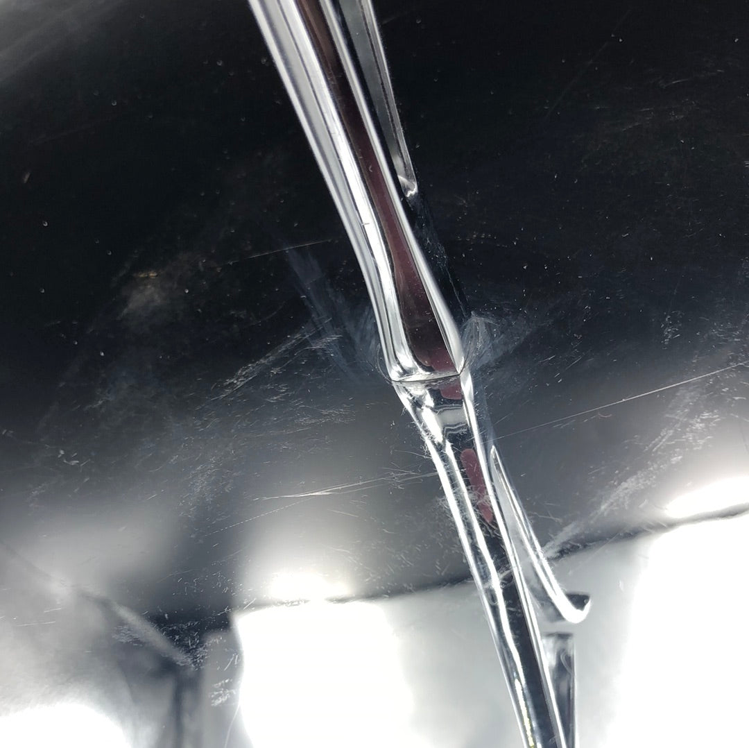 Round metal  serving tray