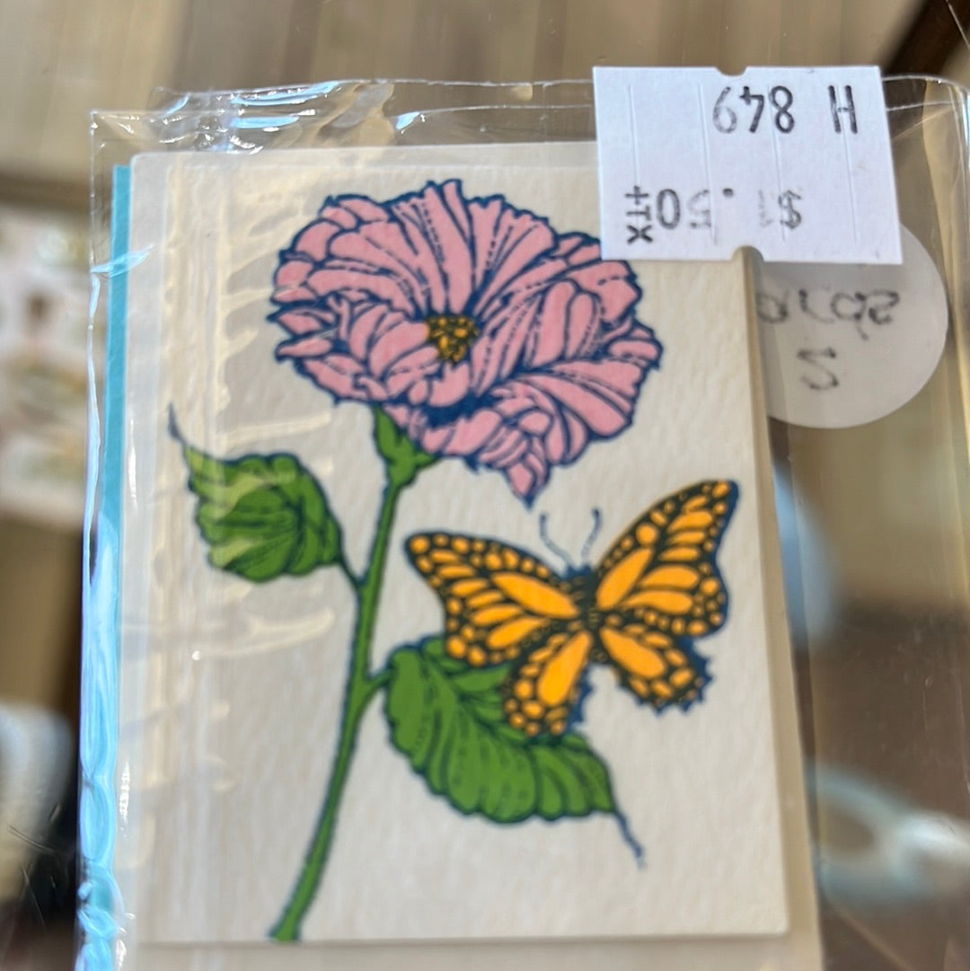 Set of 2 mini card/tag