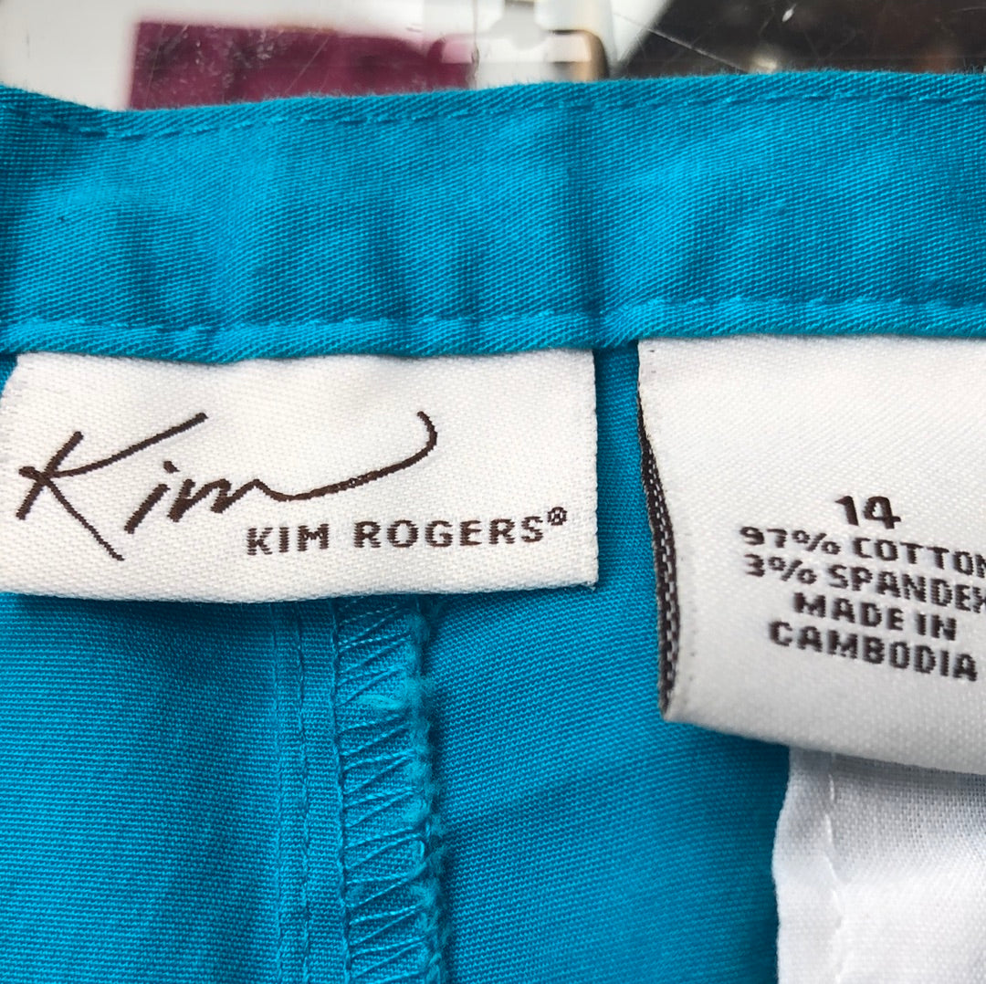 Teal Capri pants