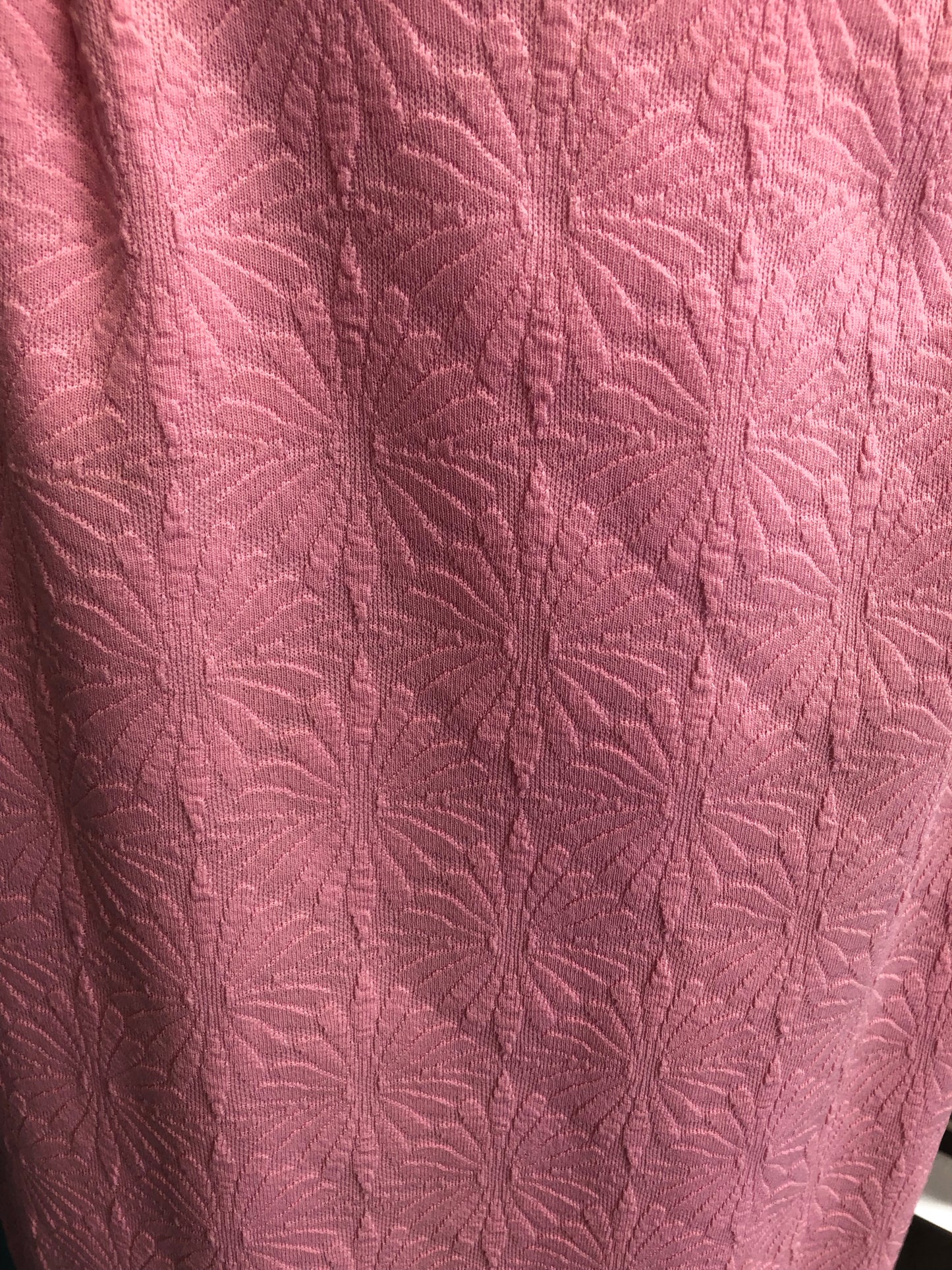 Full length pink 60s skirt