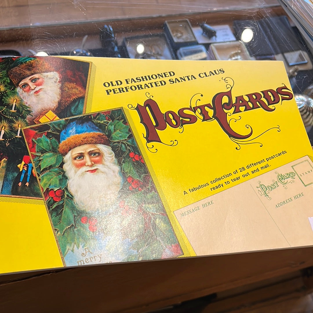 Old fashioned Santa Claus post cards