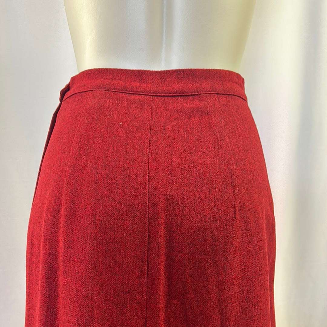 50’s Women’s Red Straight Skirt
