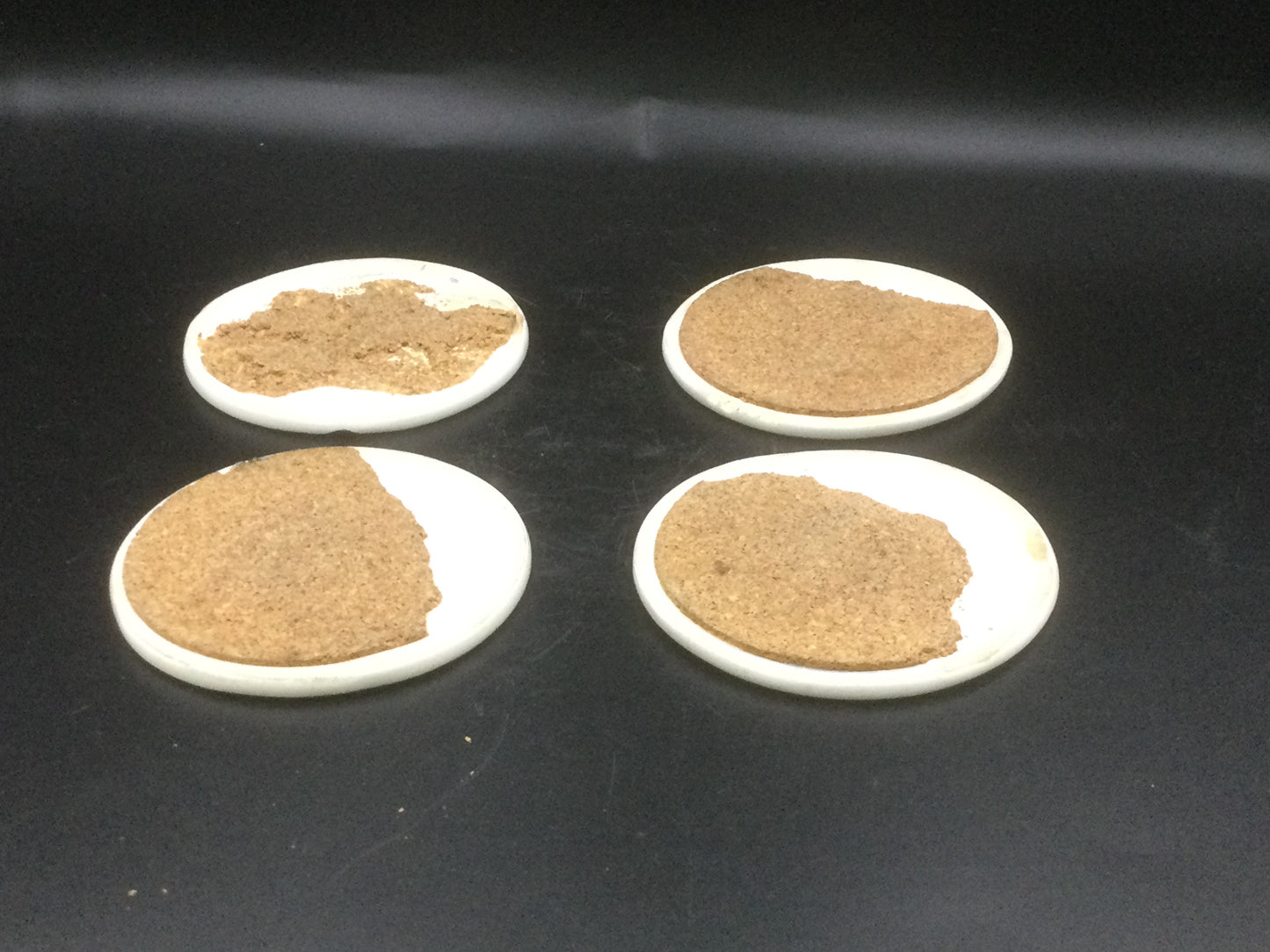 Vintage ceramic deer coasters