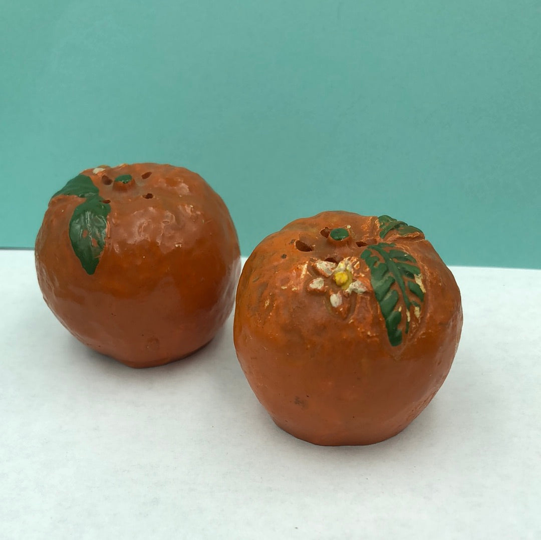 Ripe Orange salt and pepper shakers