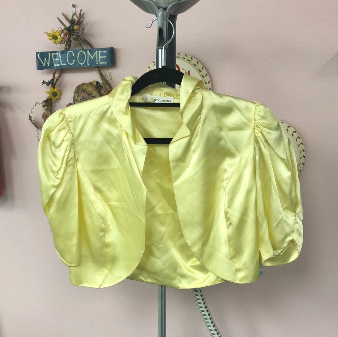 Yellow Evening Bolero/Shrug