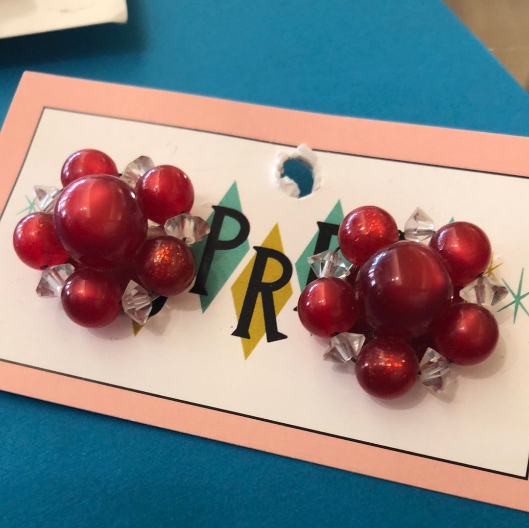 Red Lisner Earrings