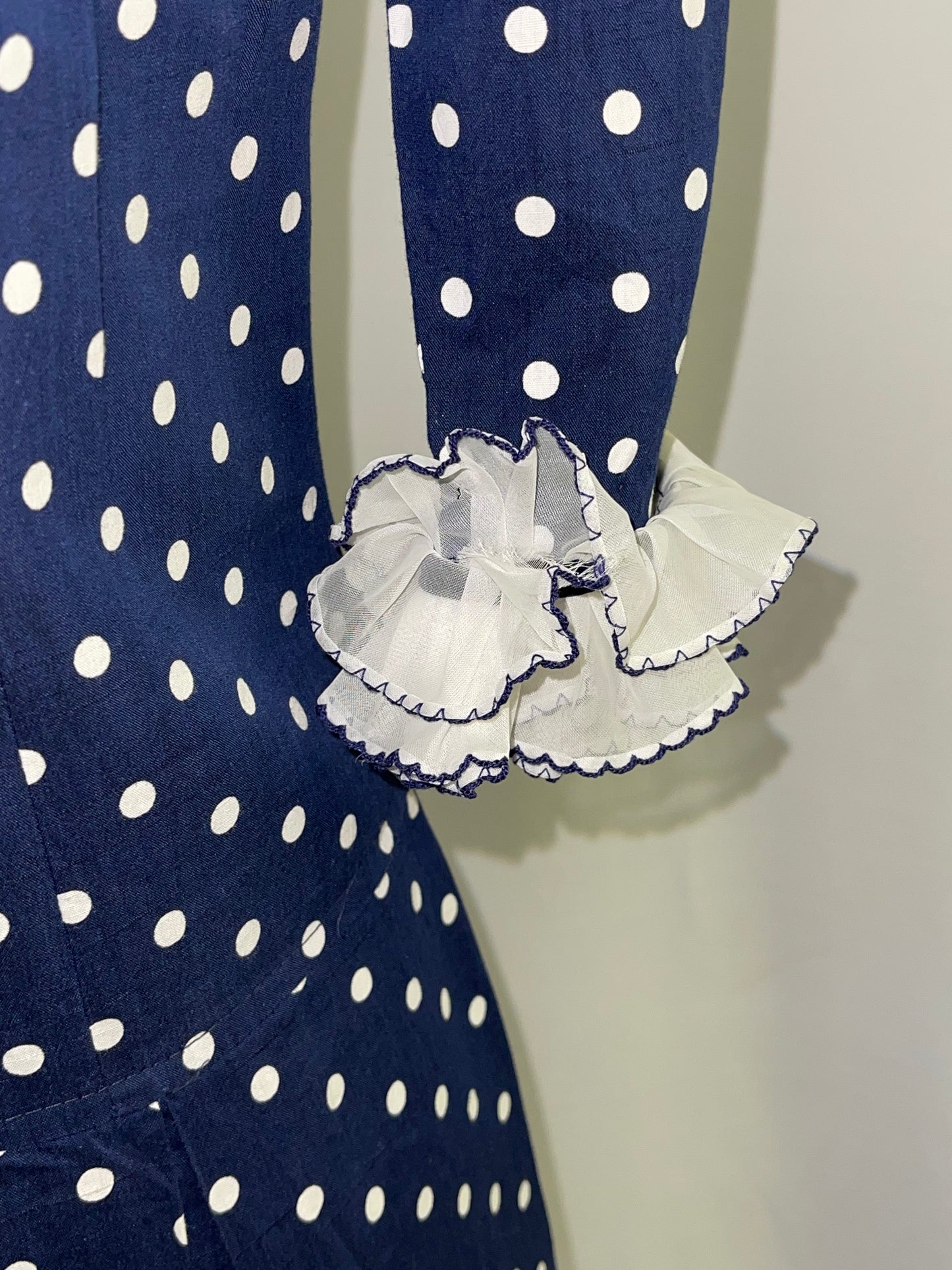 Blue Polka-dot Dress