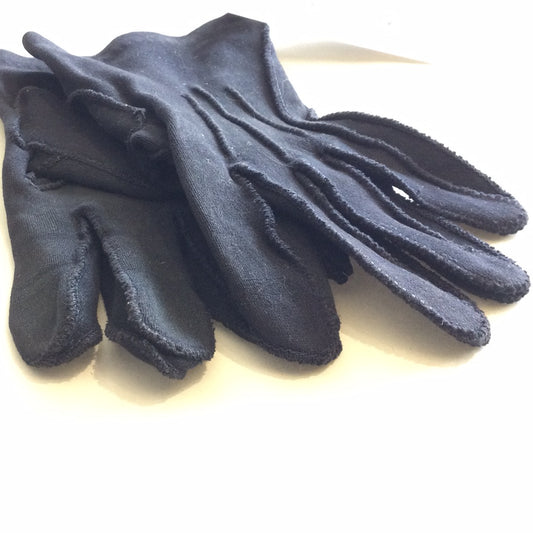 Navy blue gloves