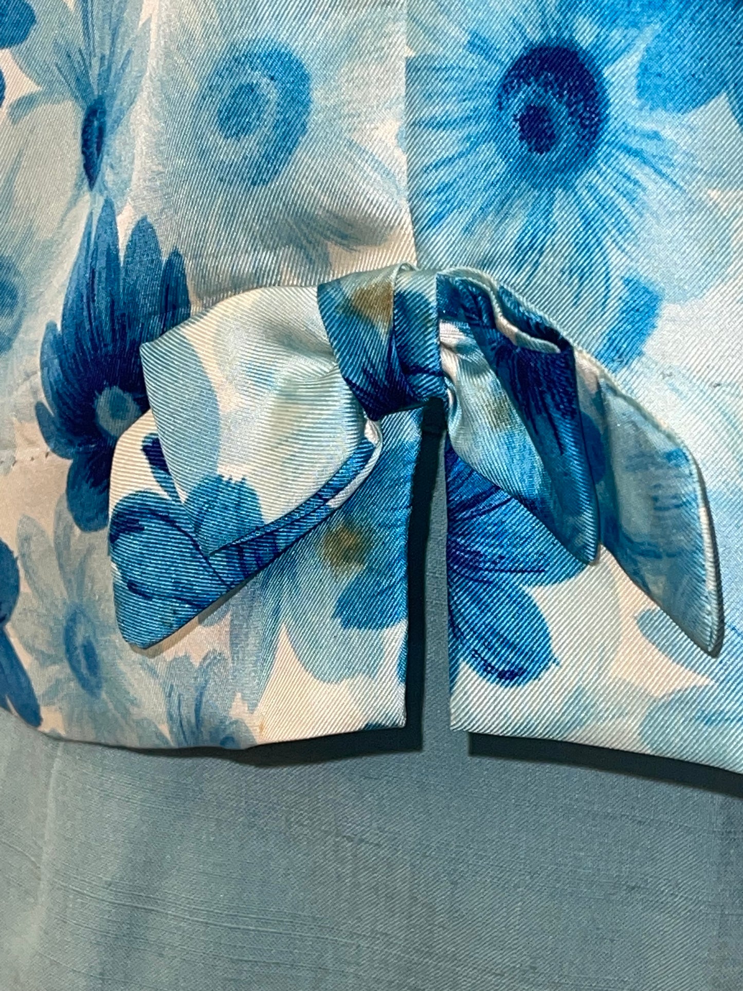 Light Blue Floral Two Piece