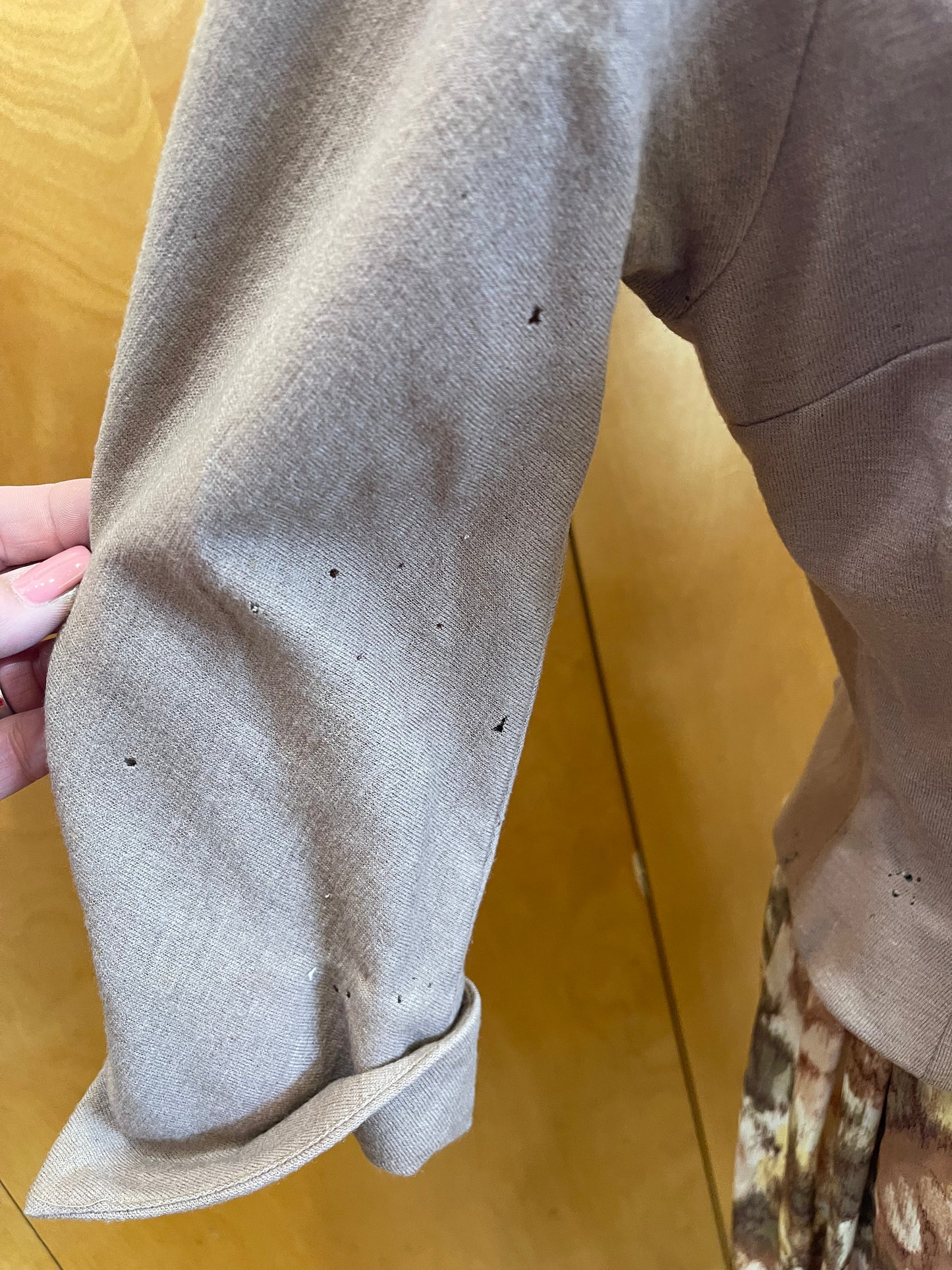 50s pleated floral dress