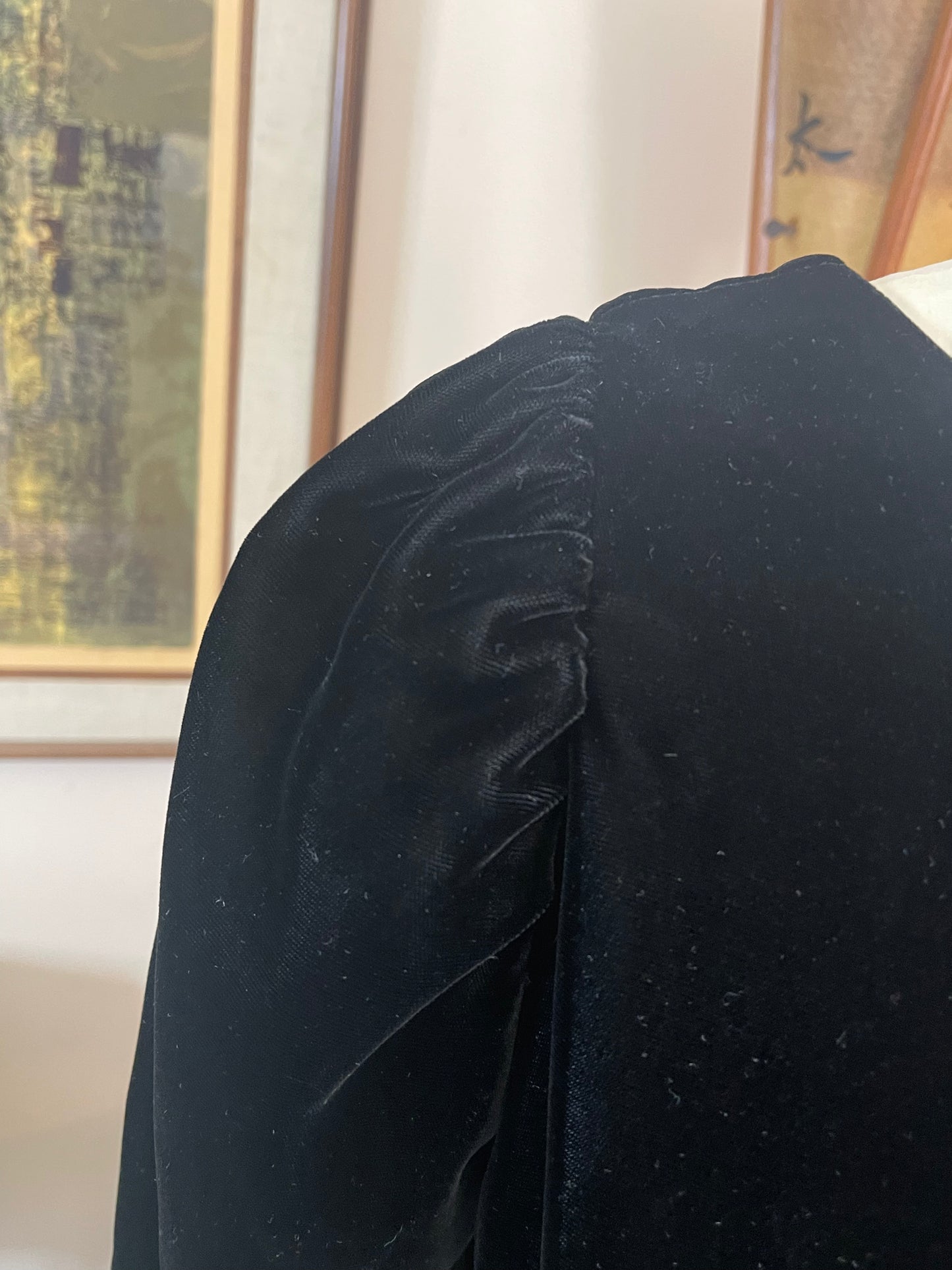 Black Velvet Cocktail Dress