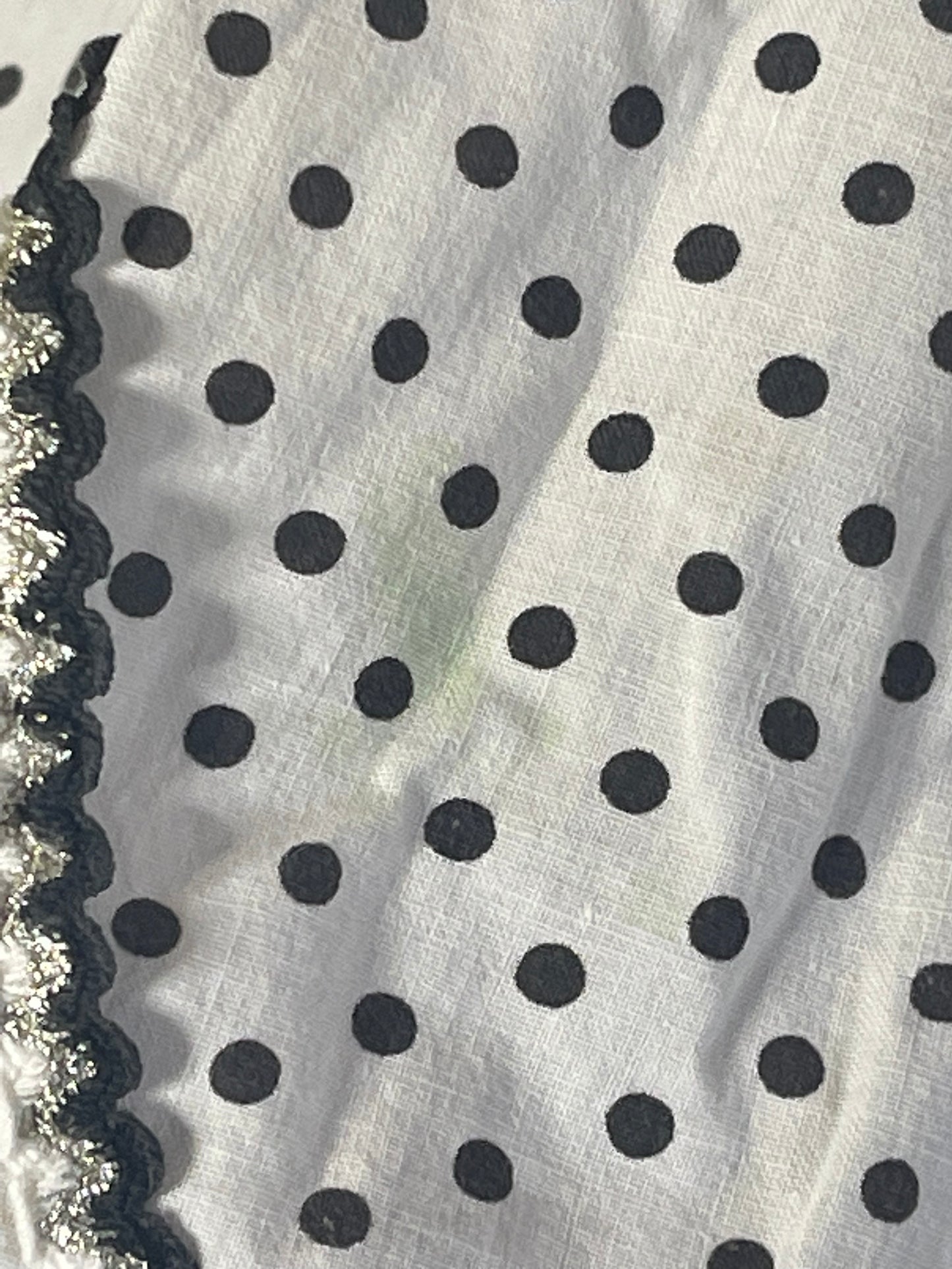 Black & White Polka Dot Kitchen Apron