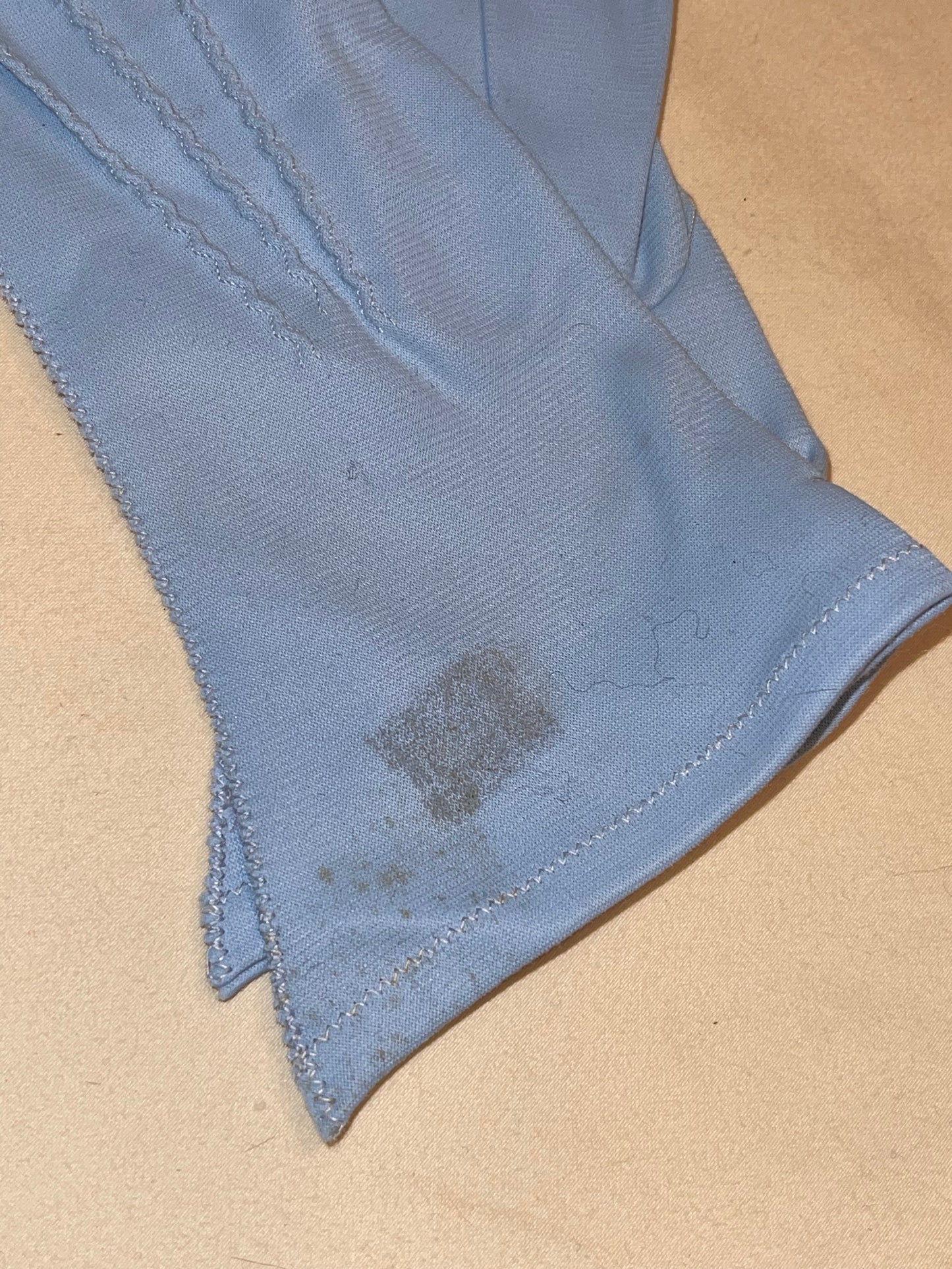 Max Meyer’s Light Blue Nylon Gloves