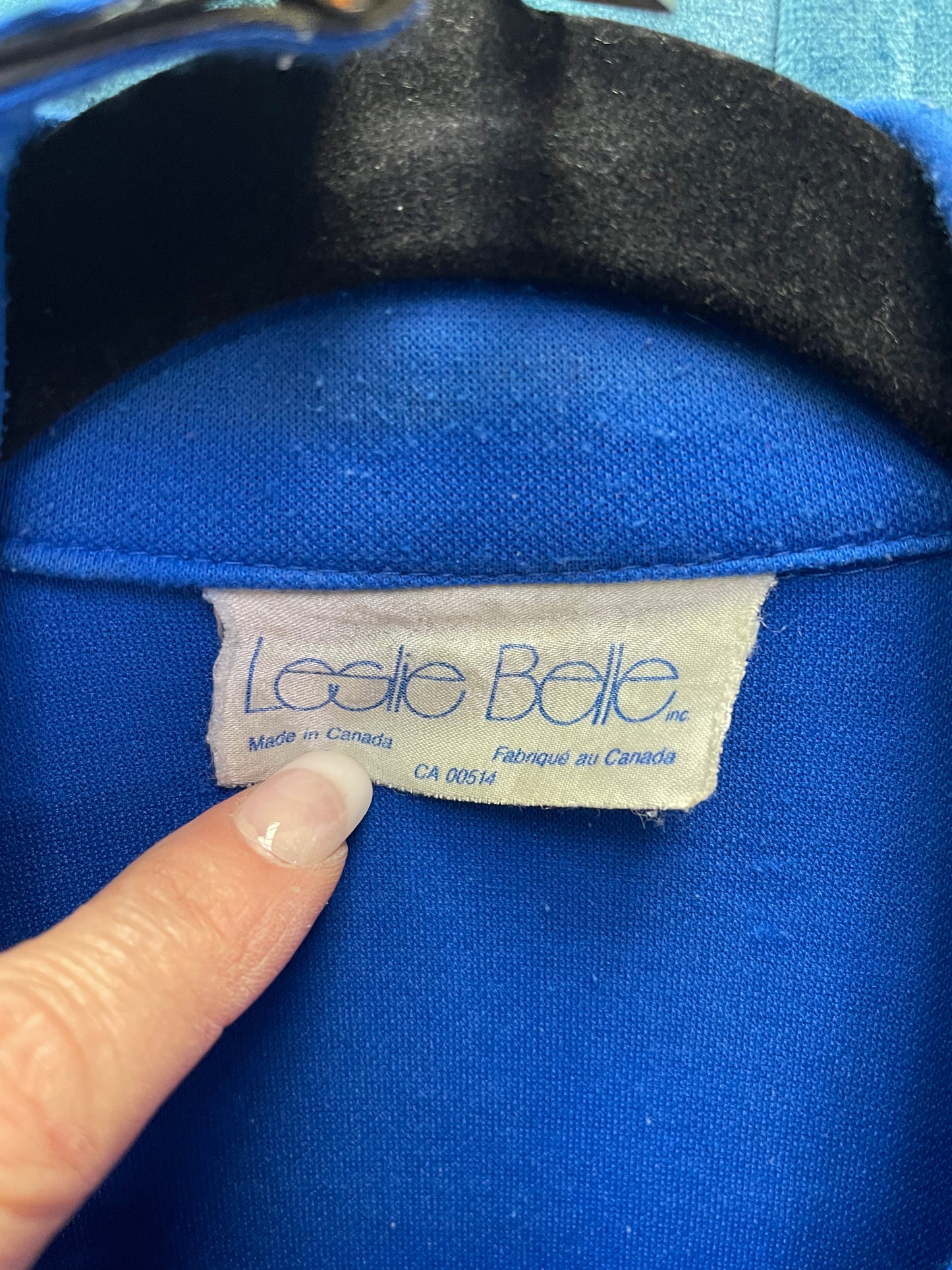 80's Royal Blue shirt dress