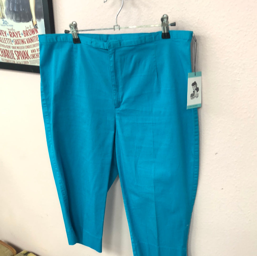Teal Capri pants