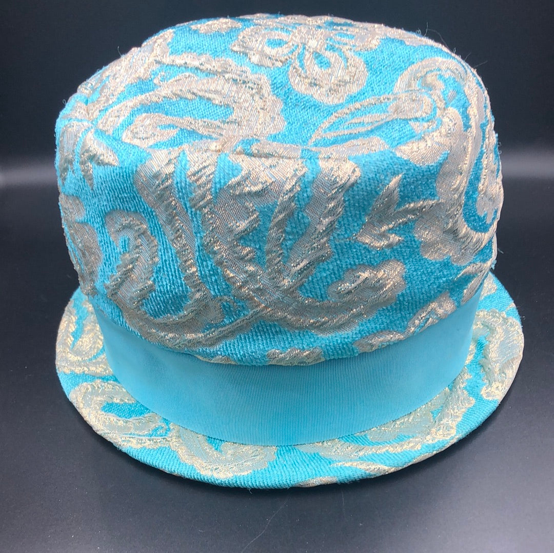 Aqua and Gold Chez Original hat
