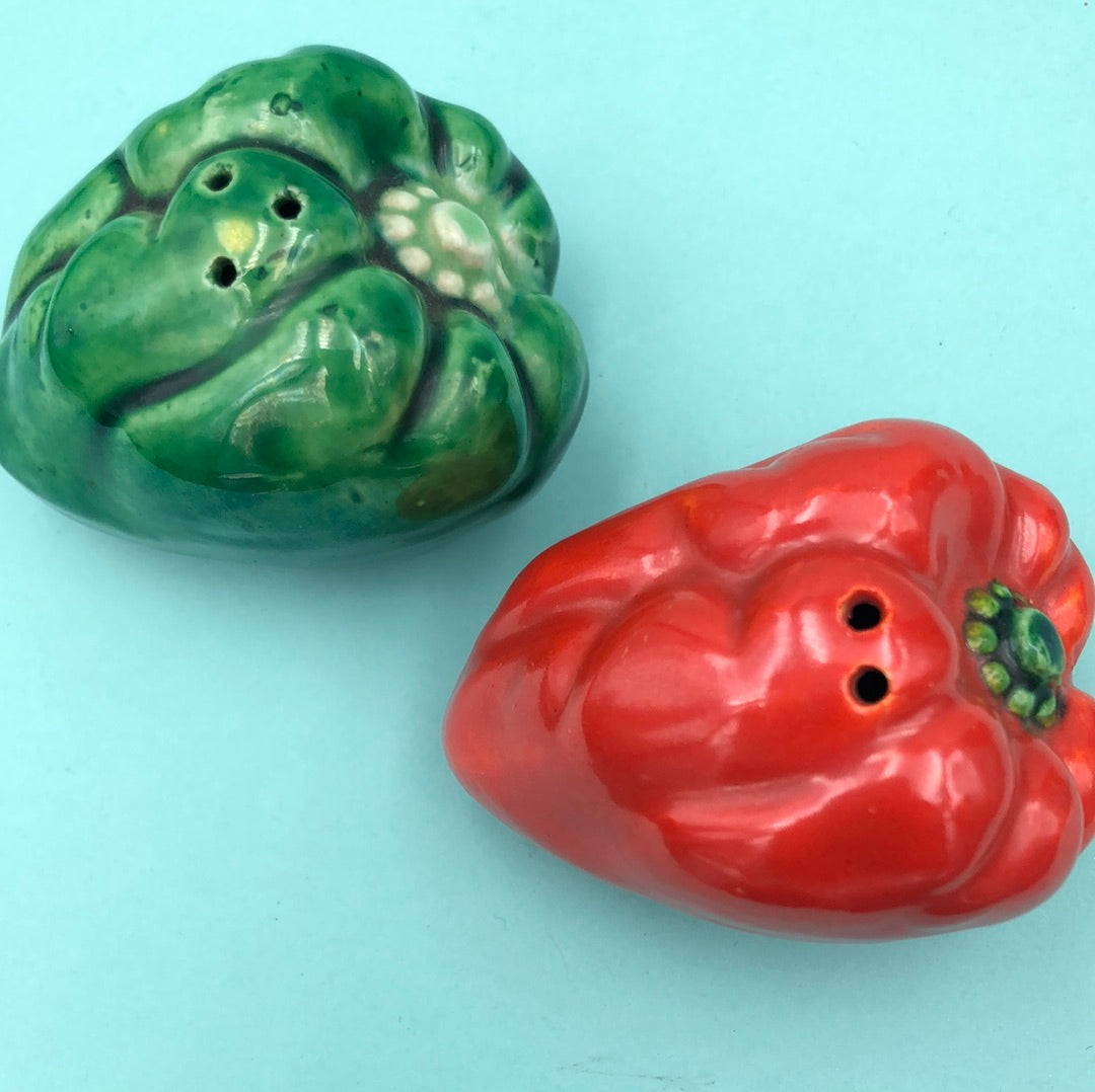 Bell Pepper Salt and Pepper Shakers