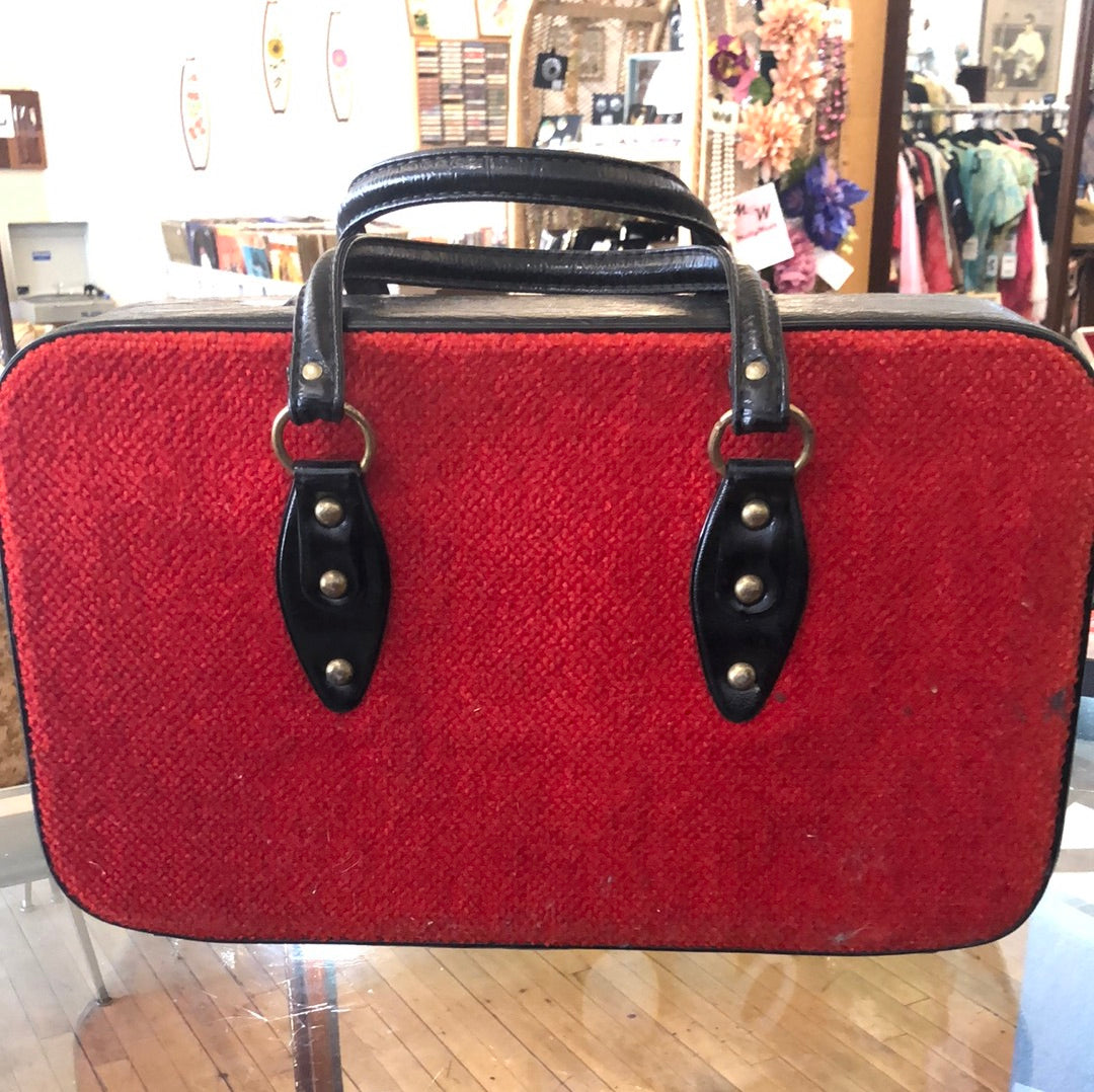 Red suit case