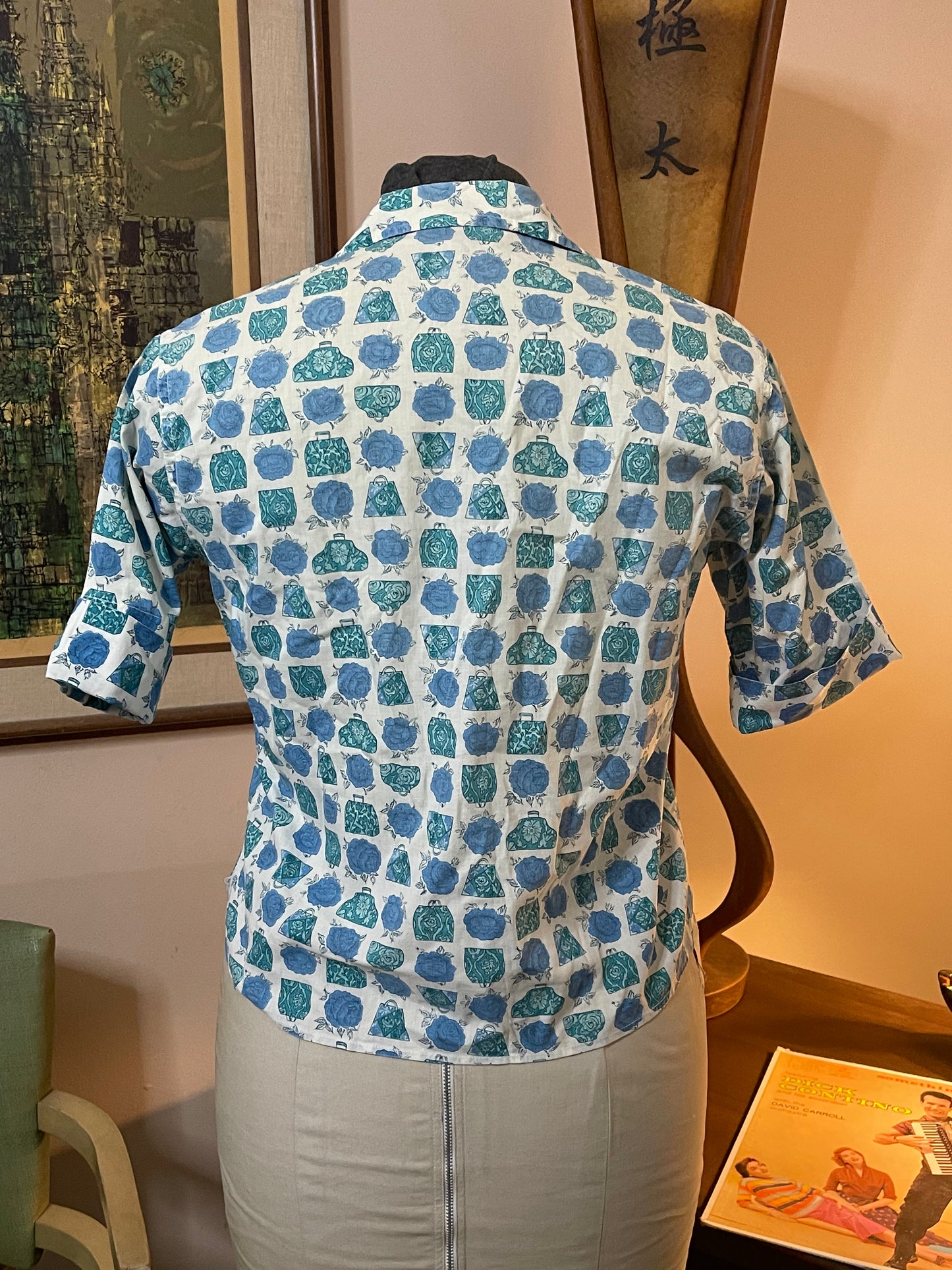 Bobbie Brooks Novelty Button Up Blouse