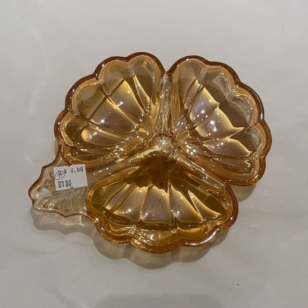 Peach Luster Trinket Dish