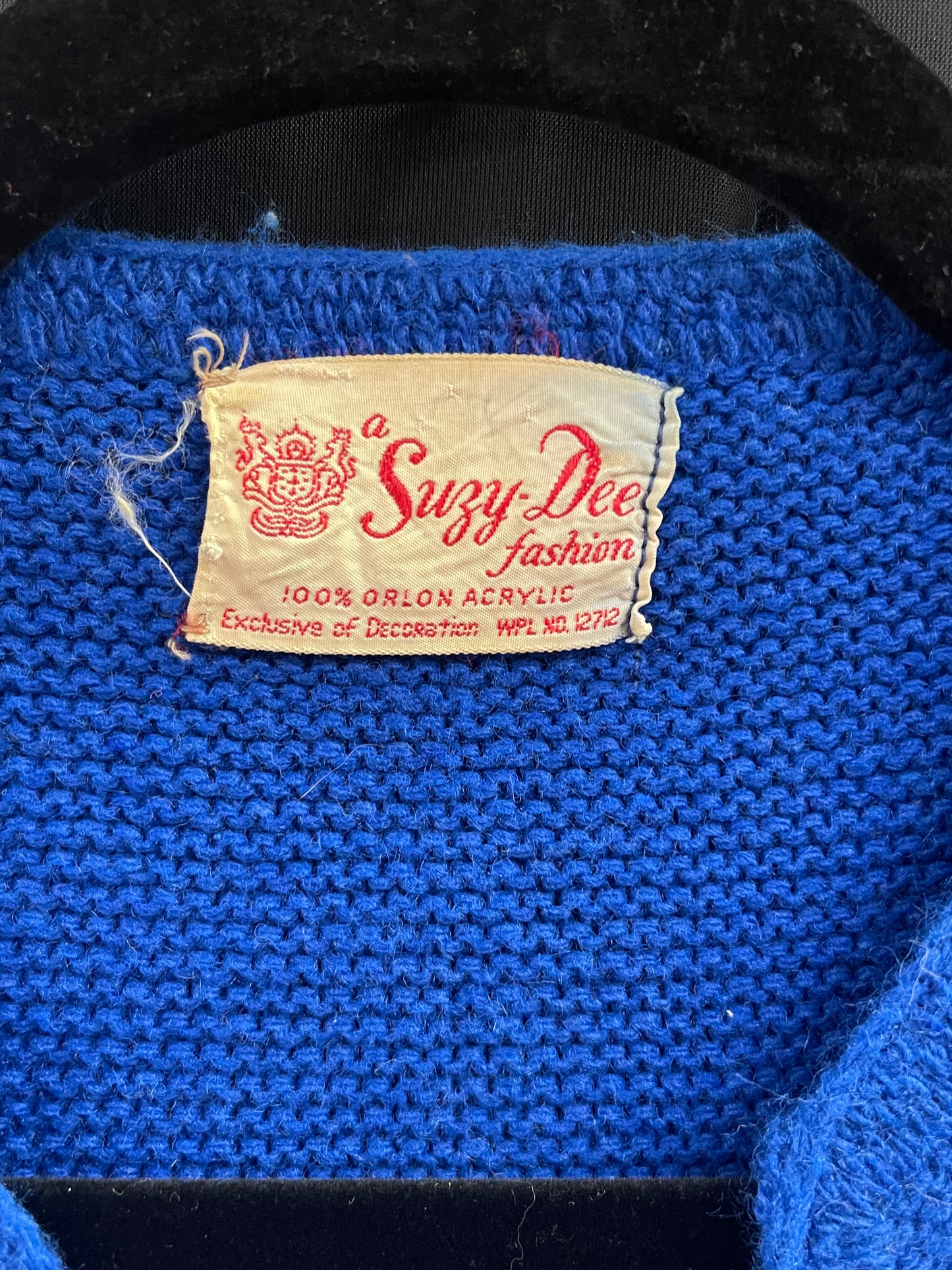 Women’s Royal Blue Cardigan Sweater