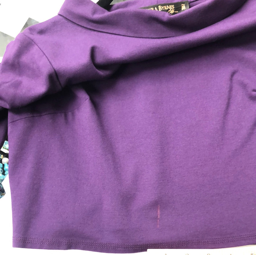 Pin Up Girl Clothing Purple Joanie top