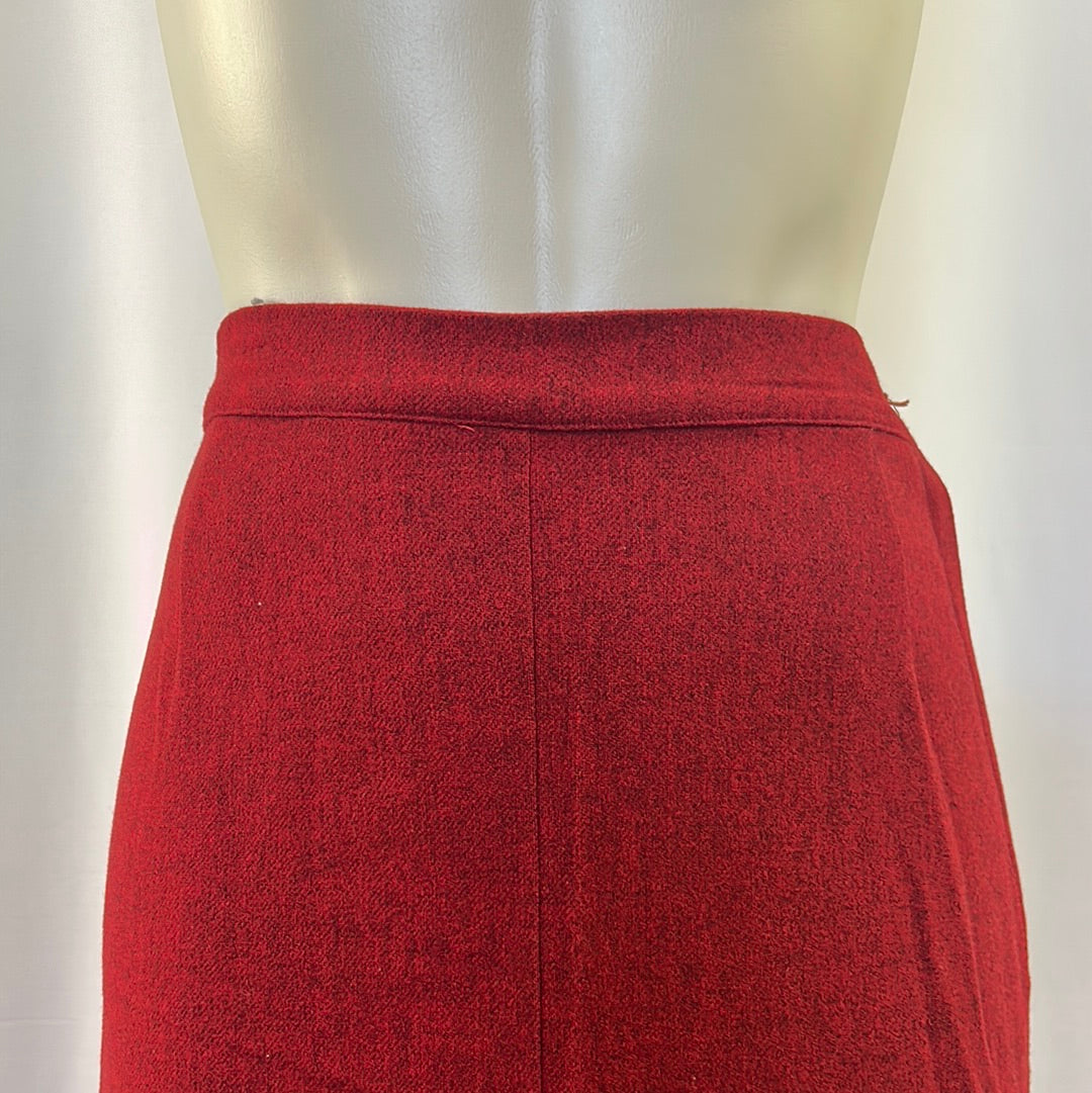 50’s Women’s Red Straight Skirt
