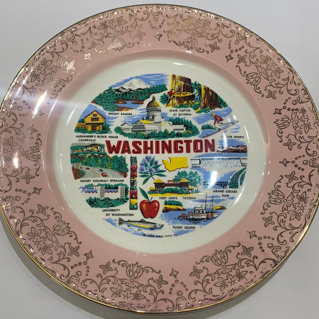 Washington plate