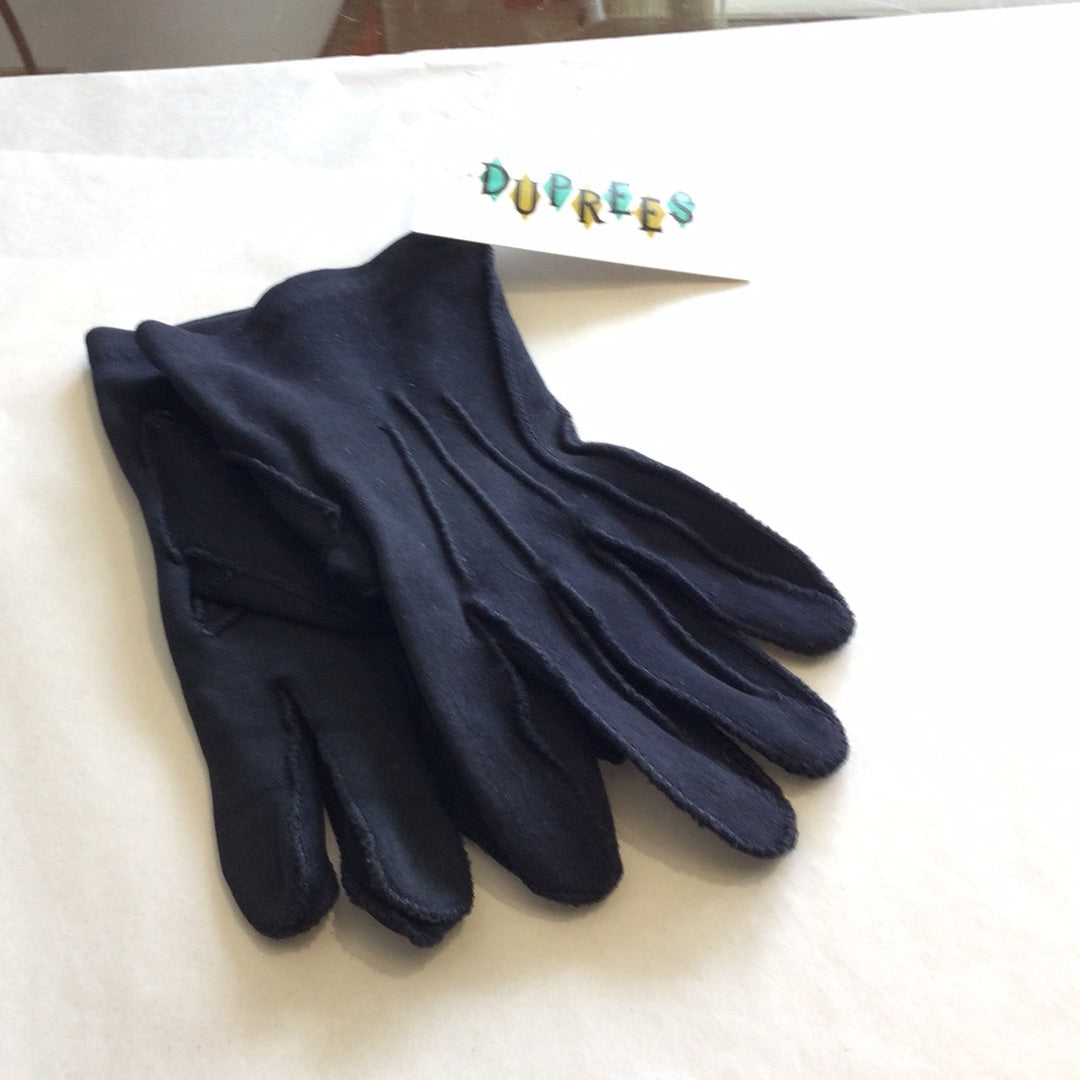 Navy blue gloves