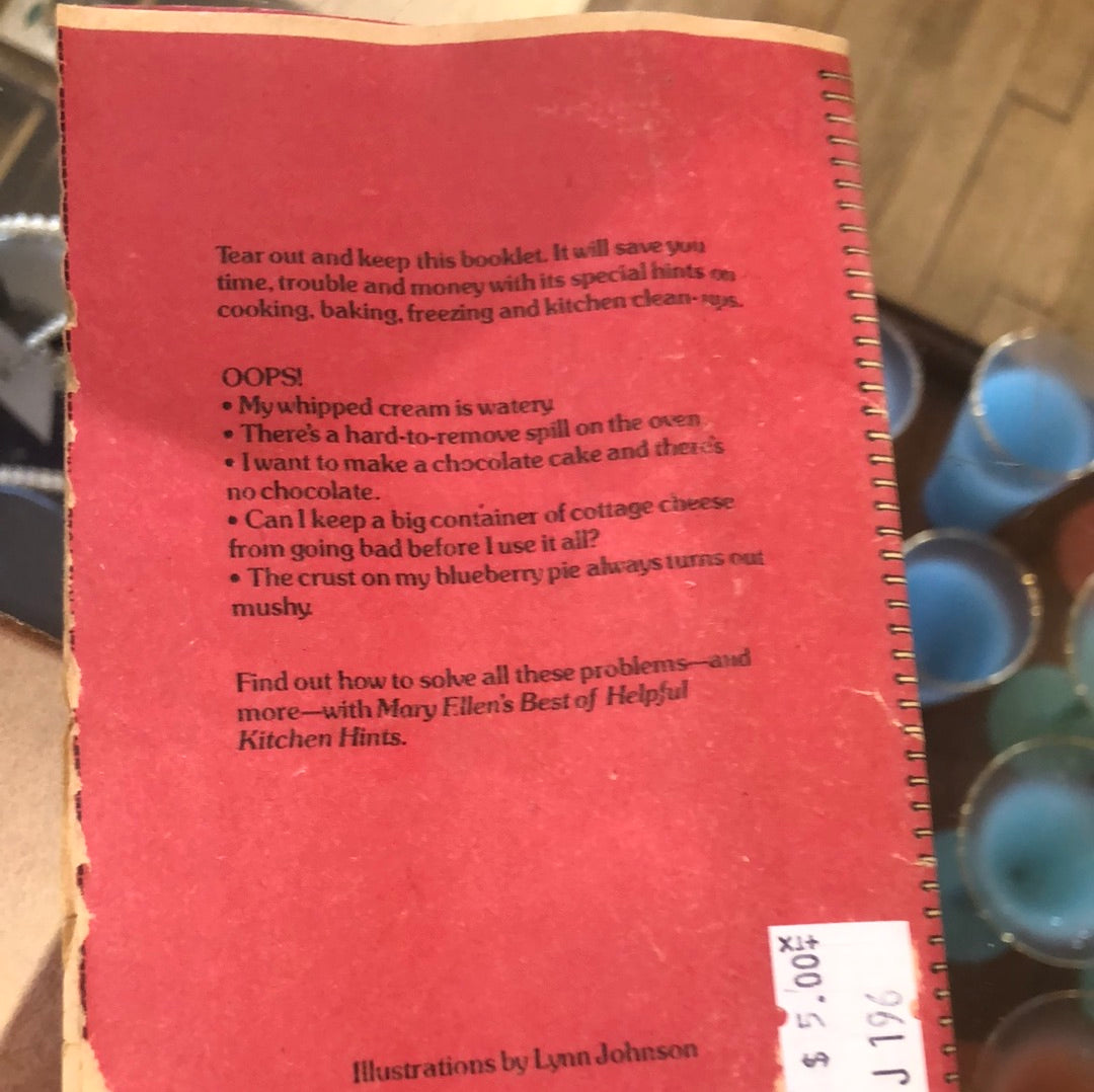 Mary Ellen’s Best Helpful Kitchen hints