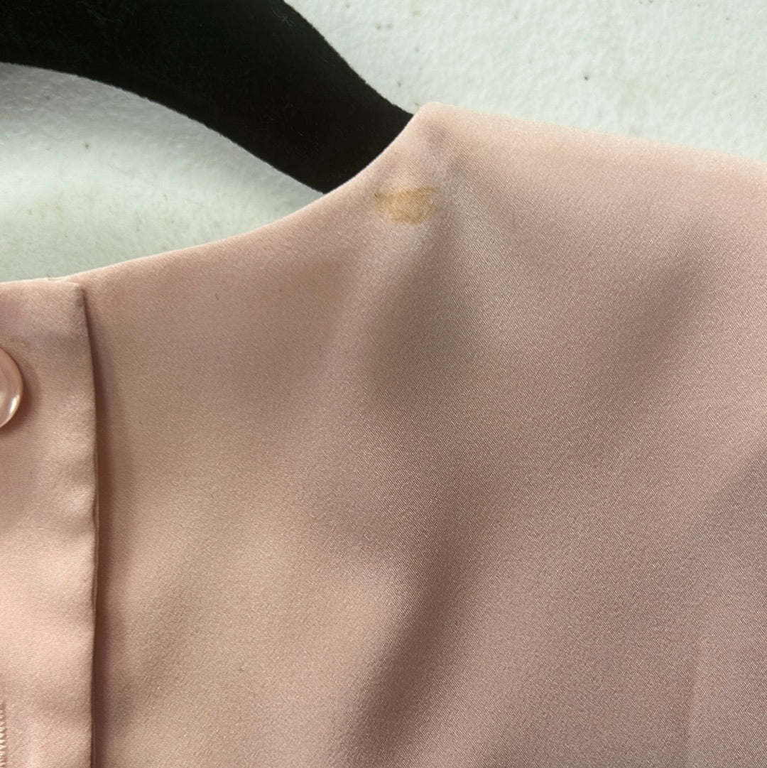 80s Blush Pink Blouse