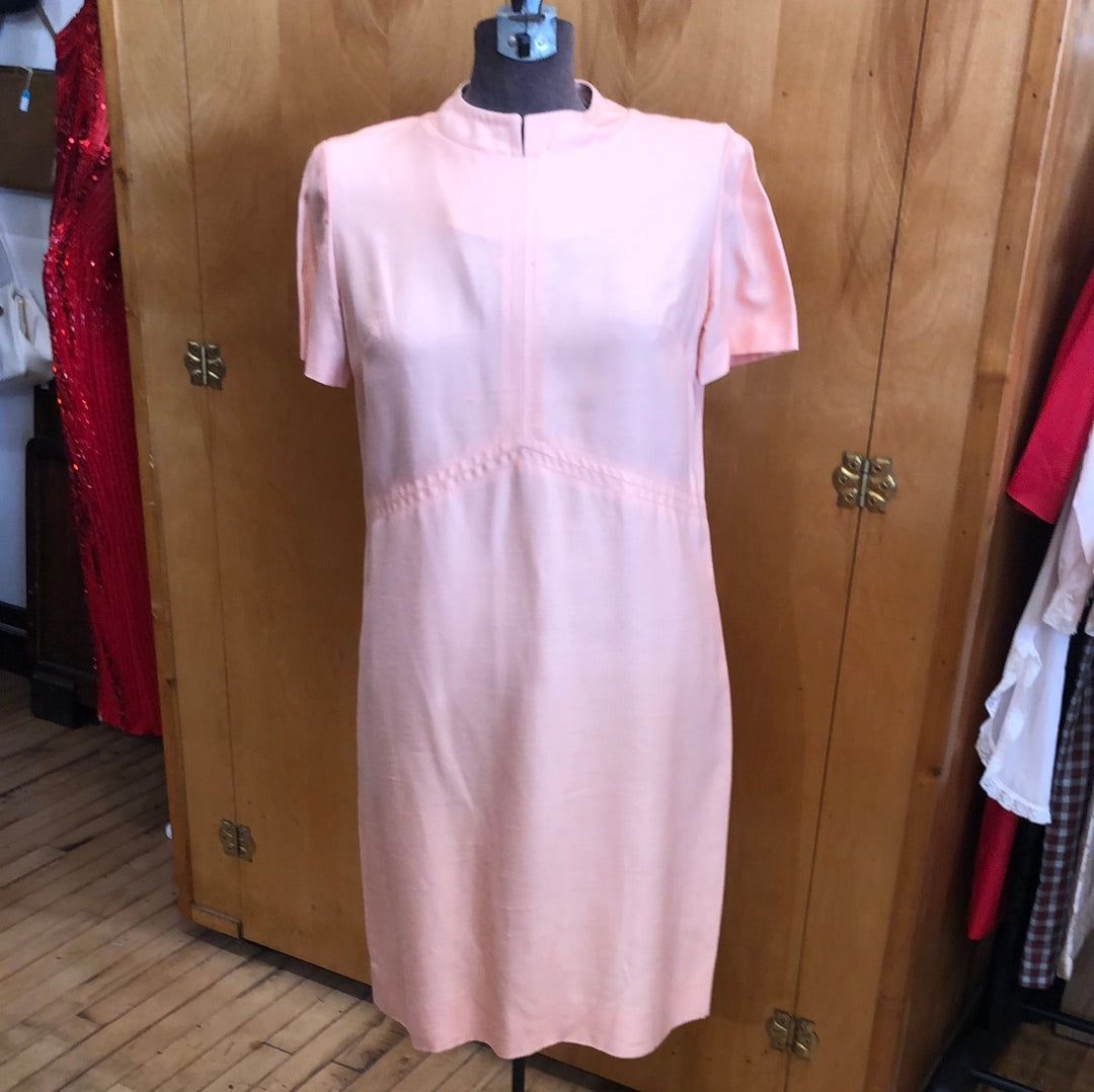 Salmon two piece Dress set
