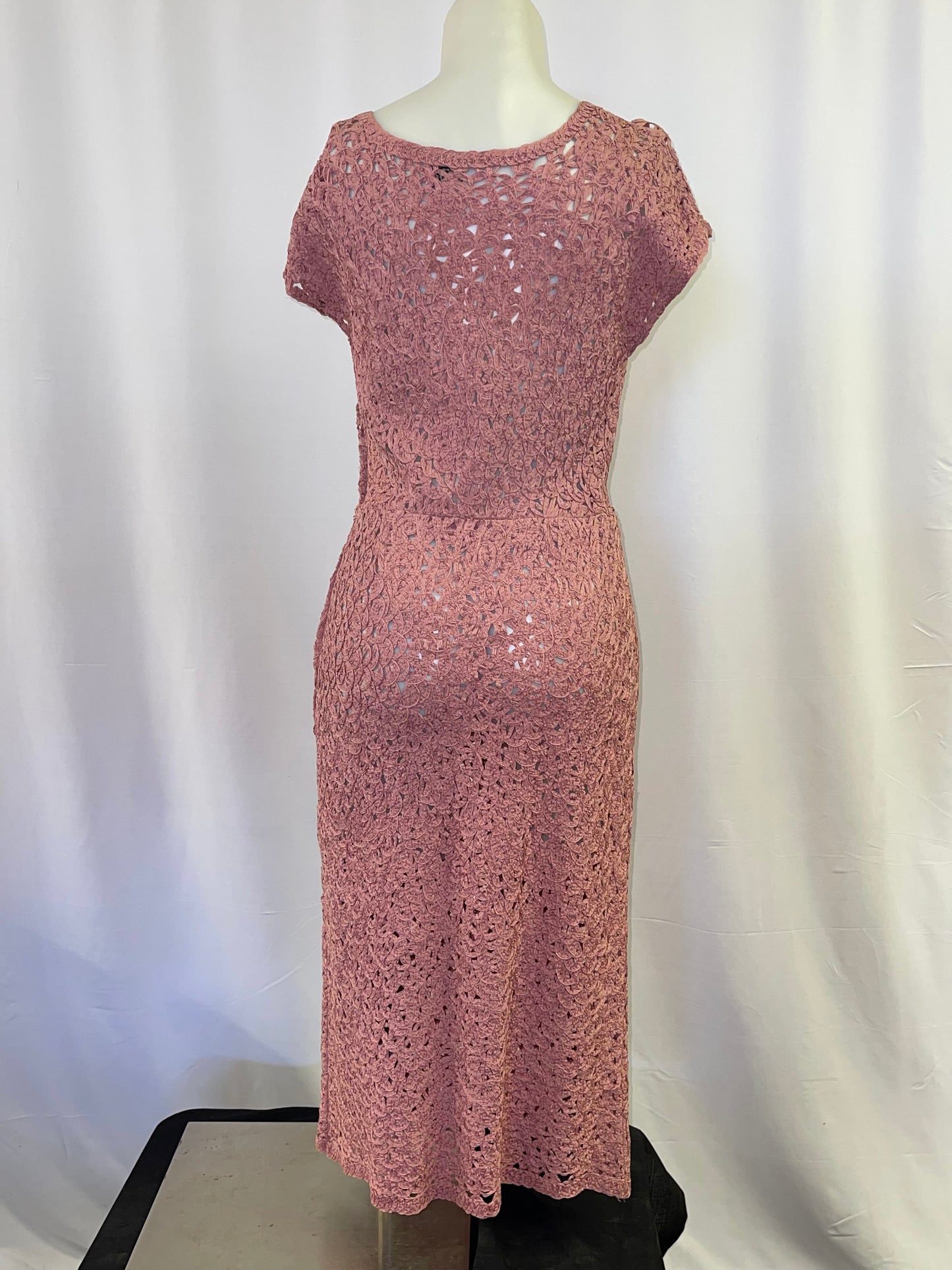 Rose Pink Ribbon Dress