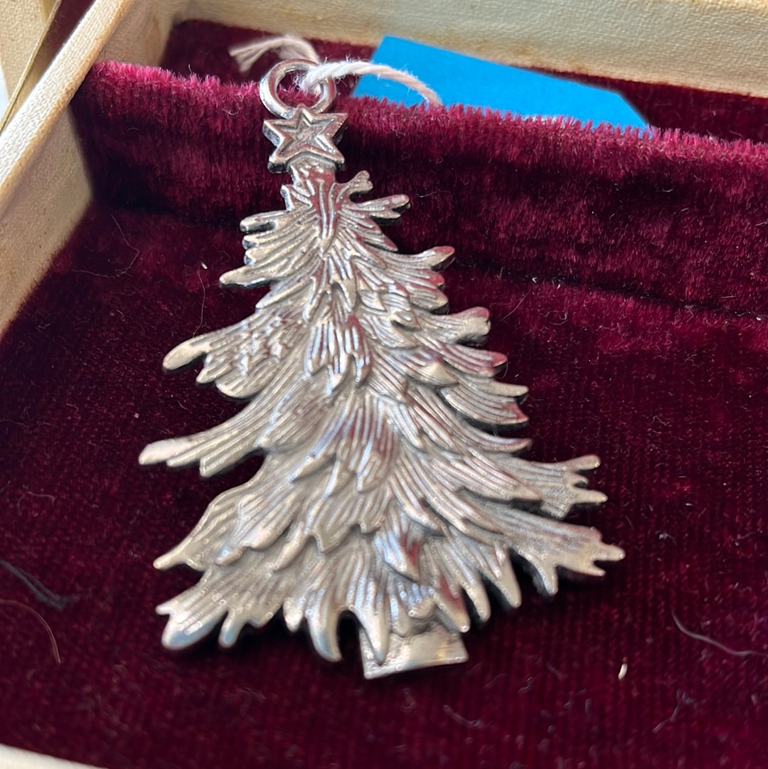 Silver Christmas tree